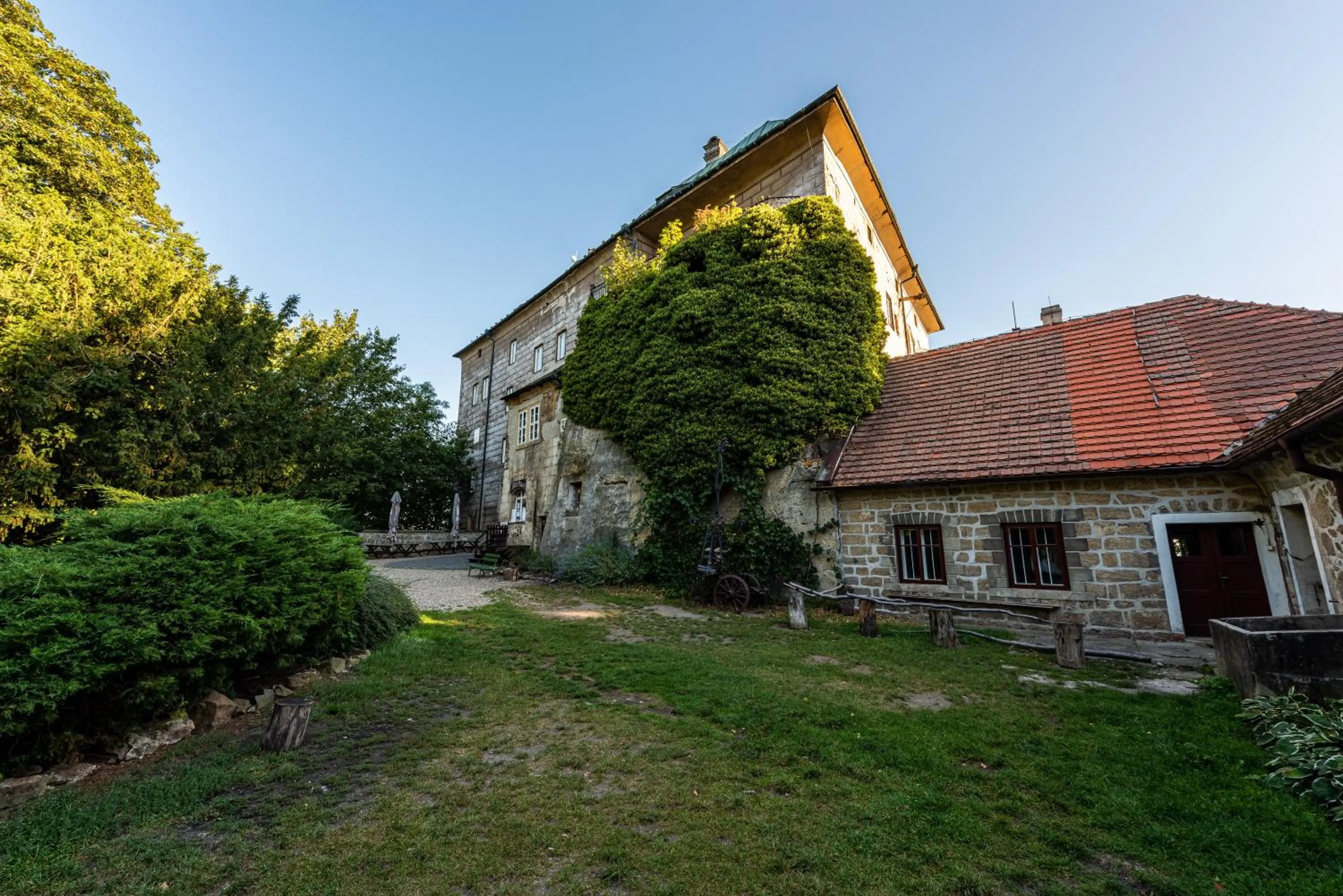 Landmark view in Hájovna hradu Houska
