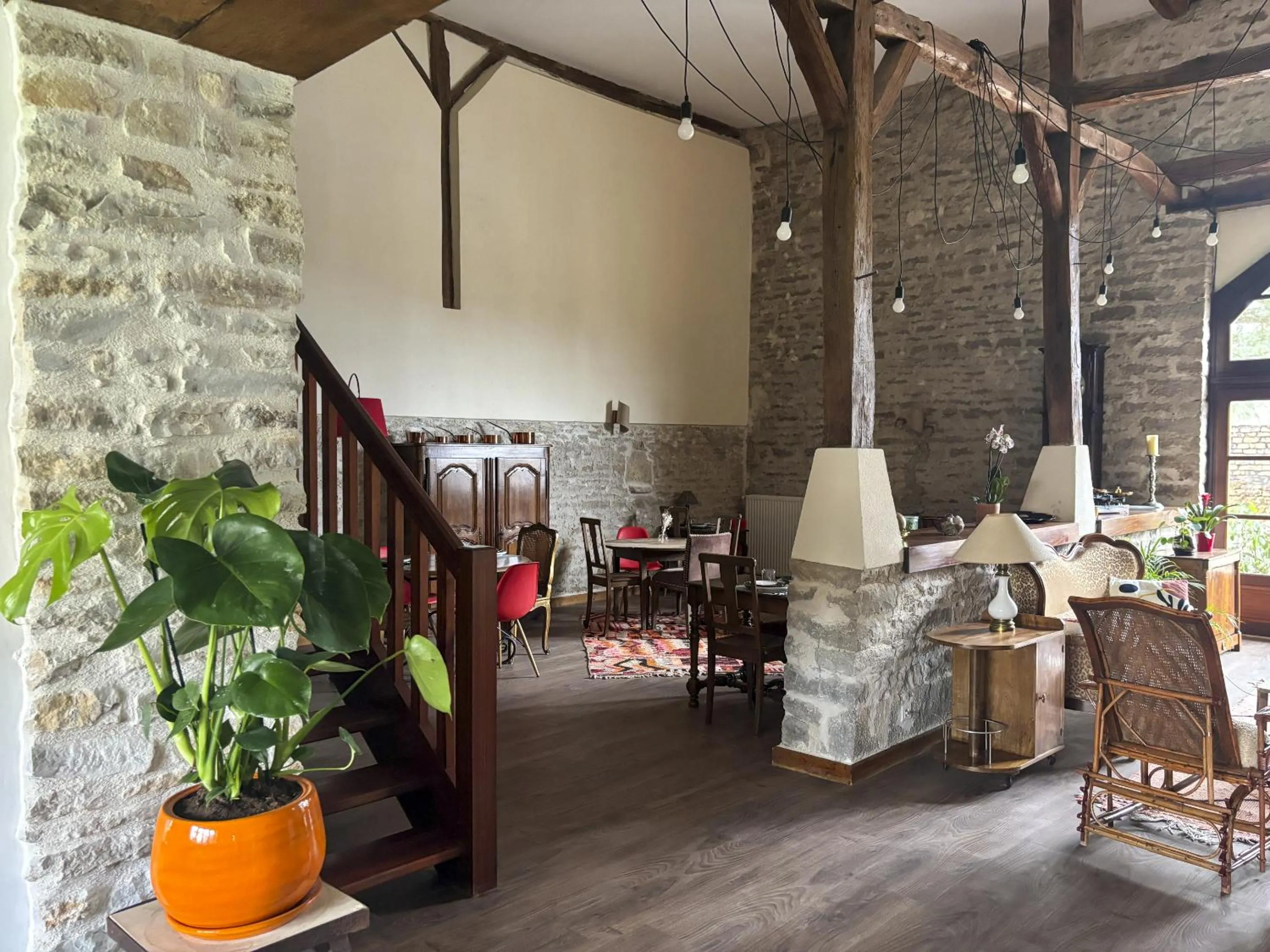 Living room in Maison Belles Pierres