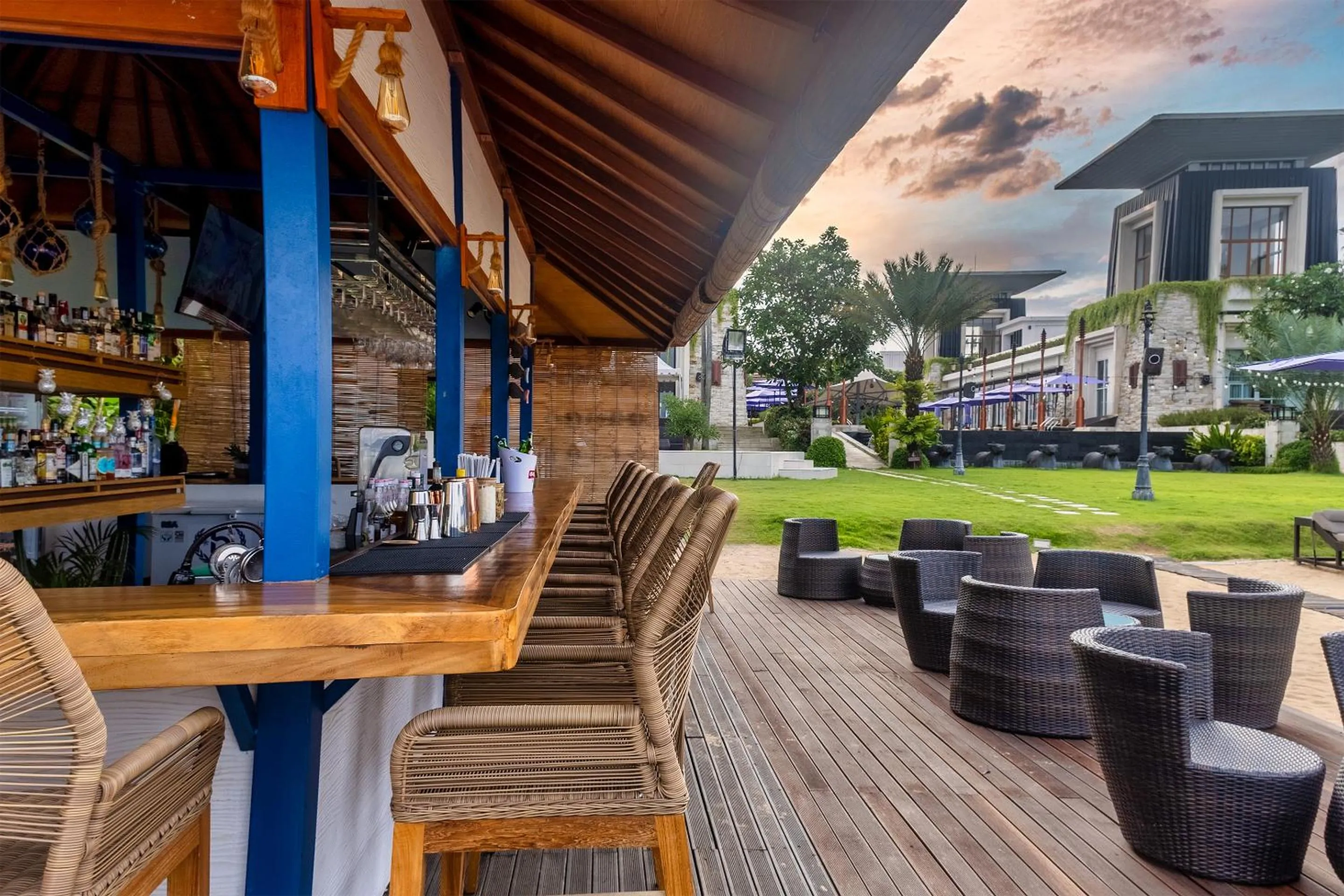 Lounge or bar in The Sakala Resort Bali All Suites