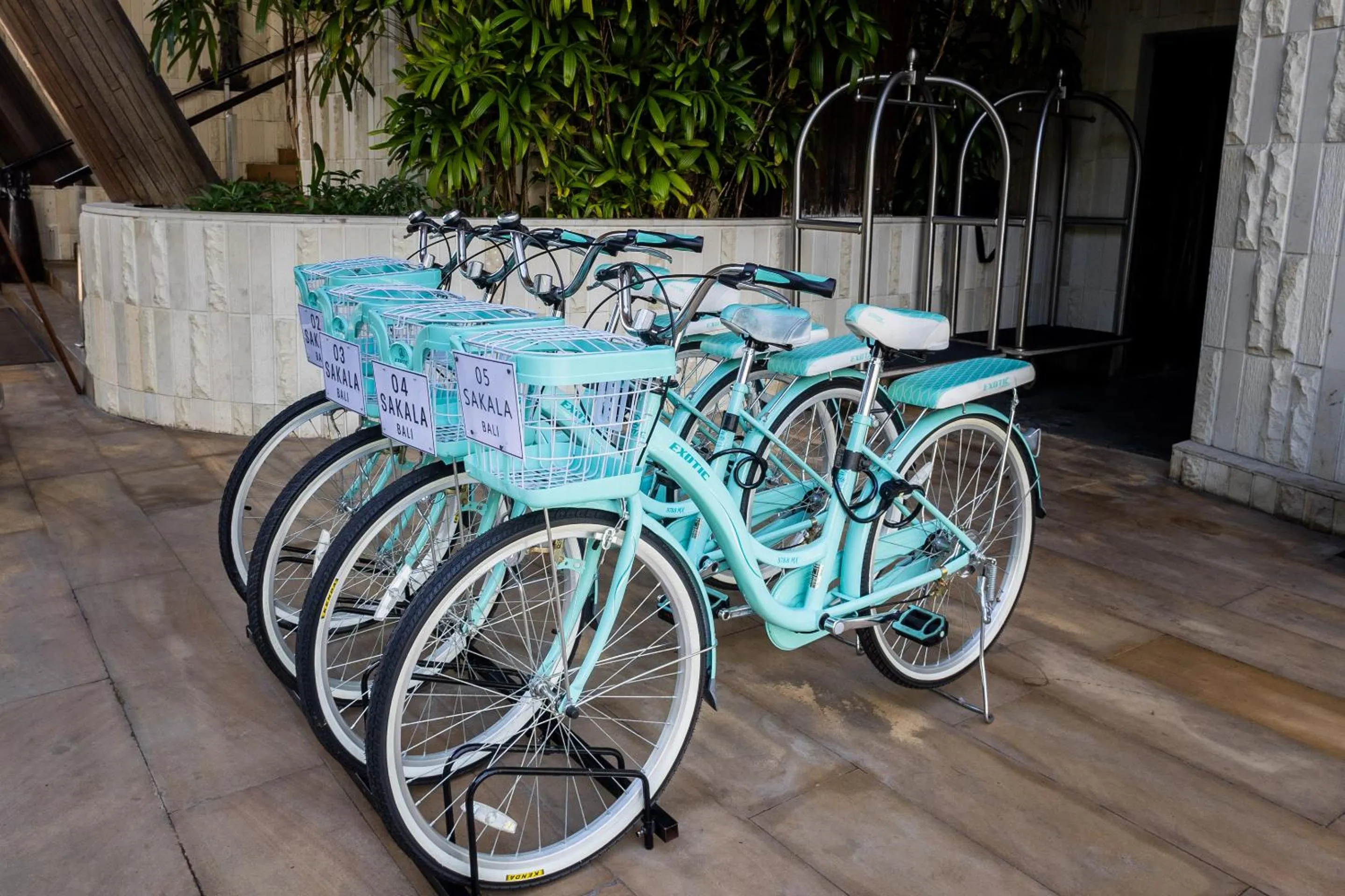 Cycling in The Sakala Resort Bali All Suites