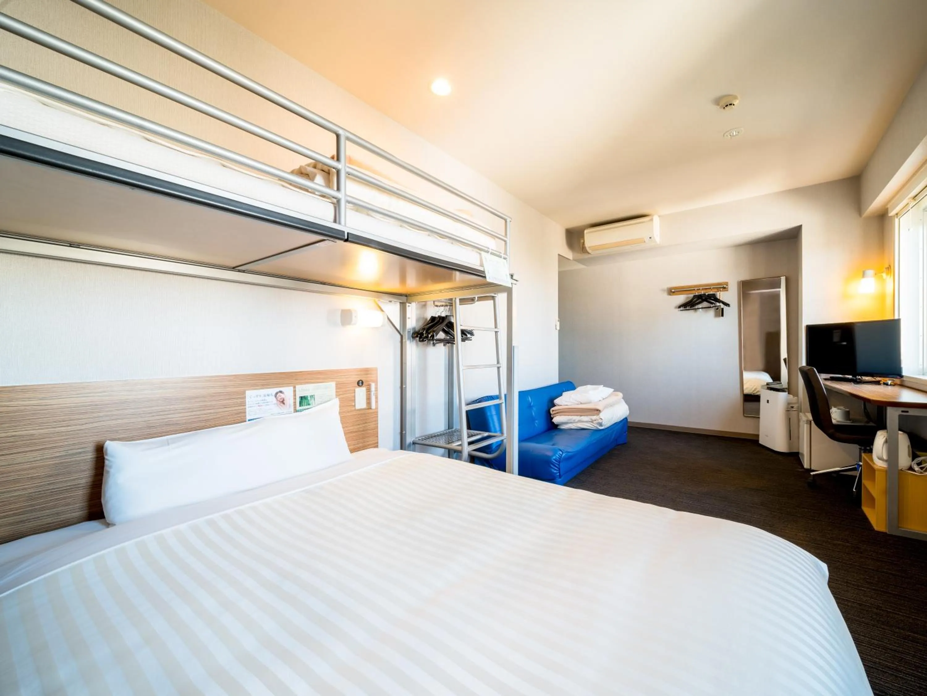 Photo of the whole room, Bed in Super Hotel Saitama Omiya West