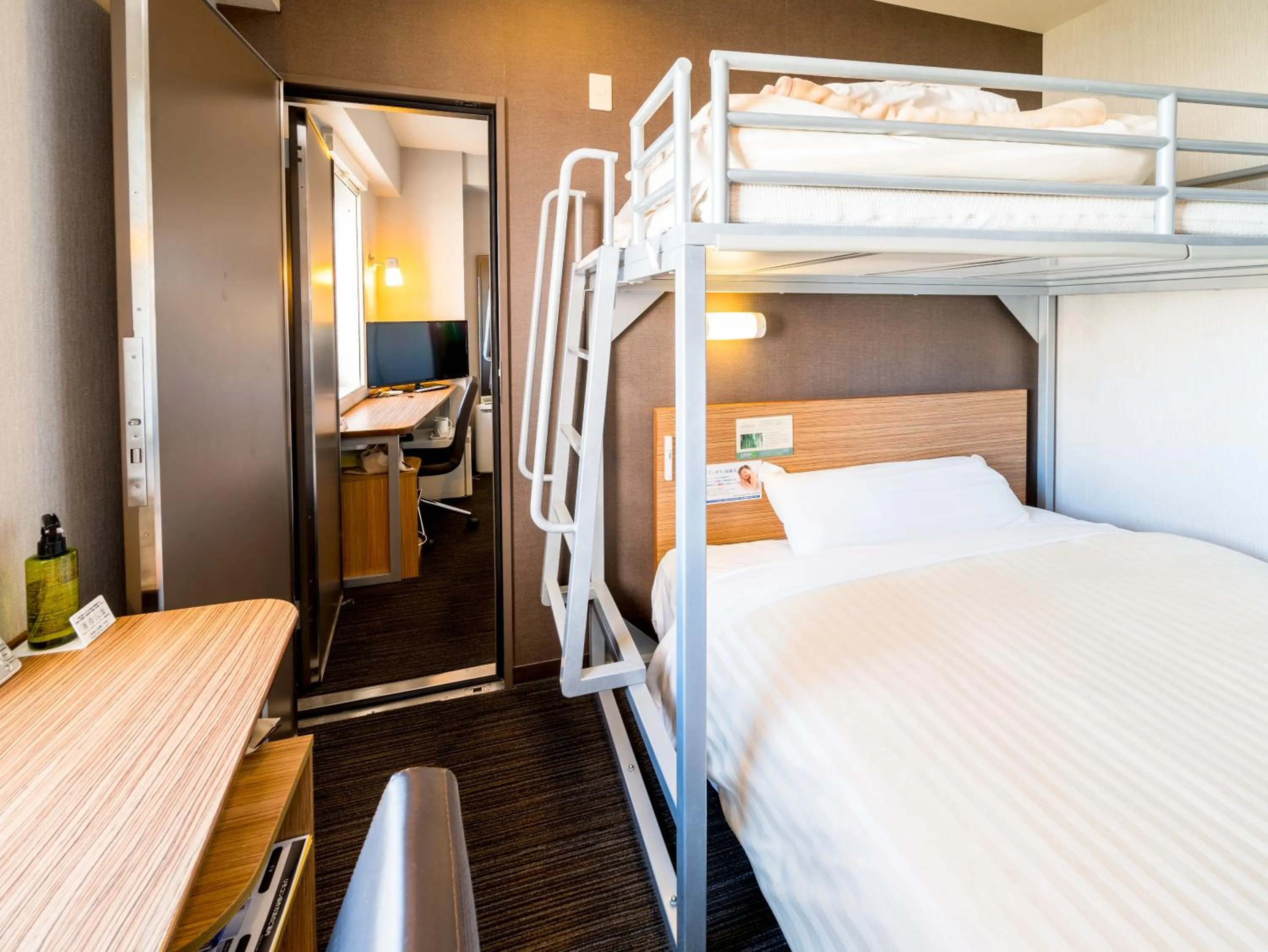 Photo of the whole room, Bed in Super Hotel Saitama Omiya West