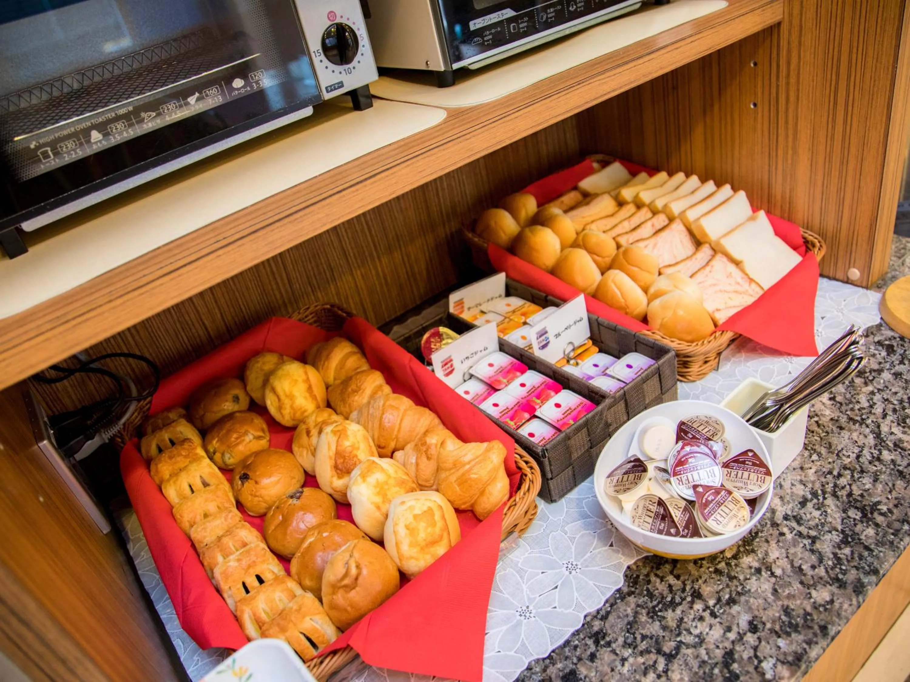 Buffet breakfast in Super Hotel Saitama Omiya West