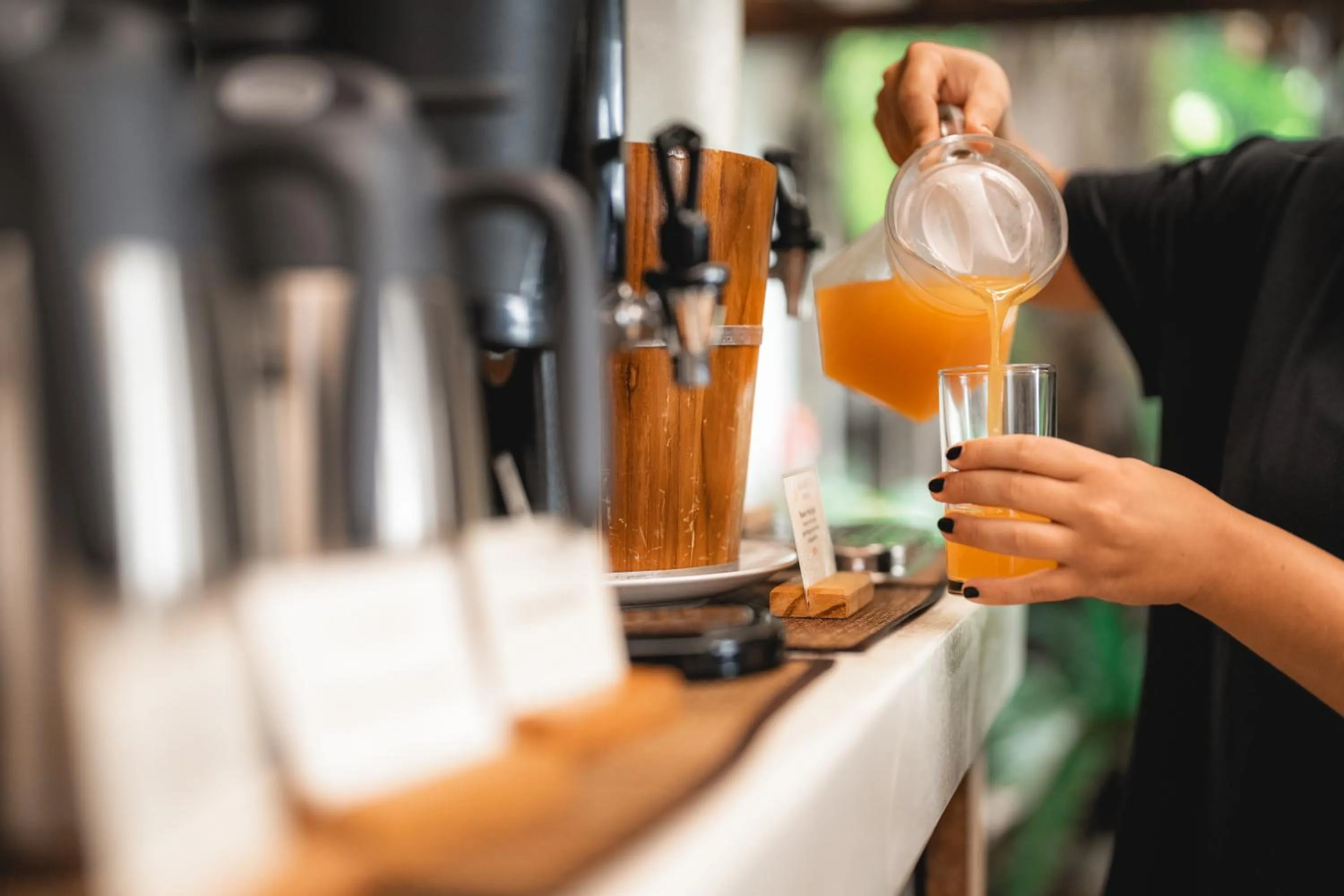 Food and drinks in Samahita Retreat