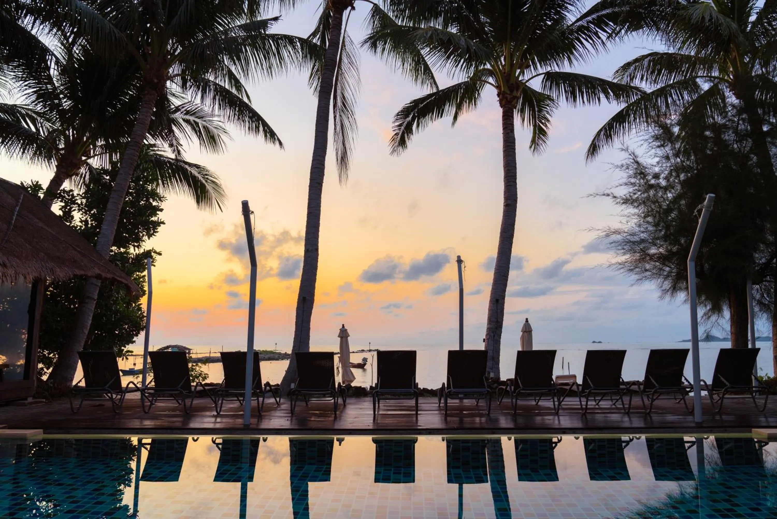 Swimming pool in Samahita Retreat