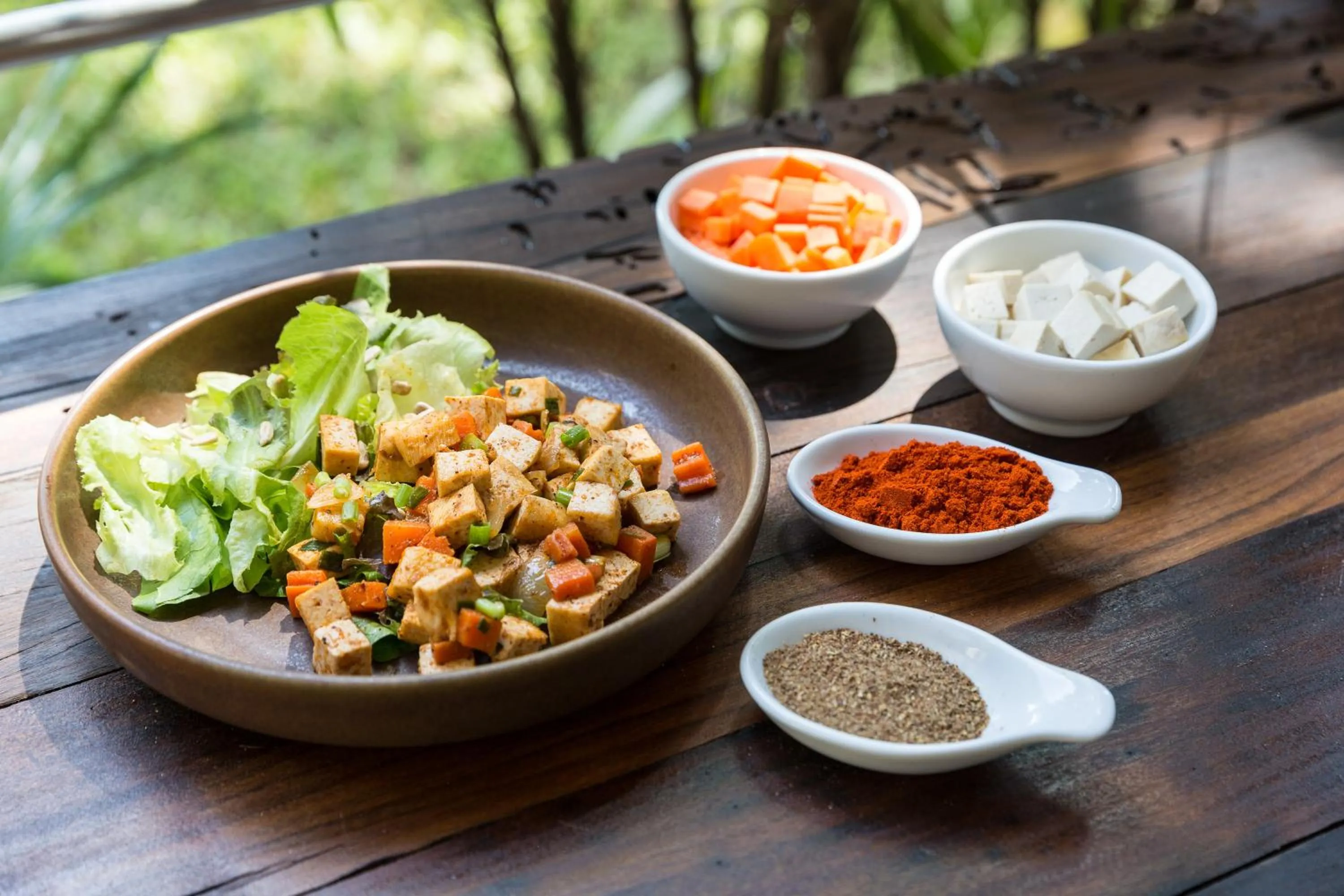 Food close-up in Samahita Retreat