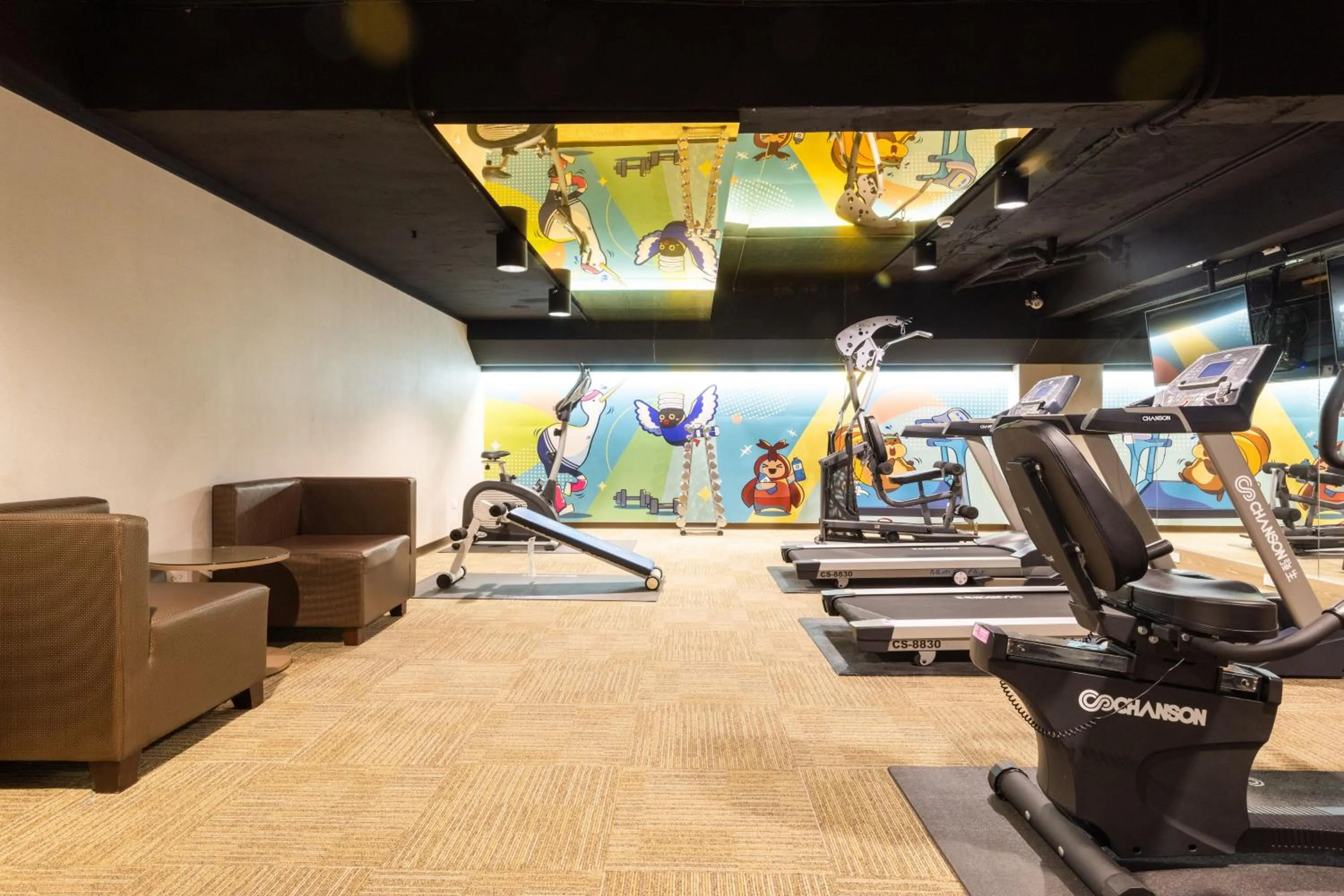 Fitness centre/facilities in Taoyuan Yuehua Hotel & Golf Club