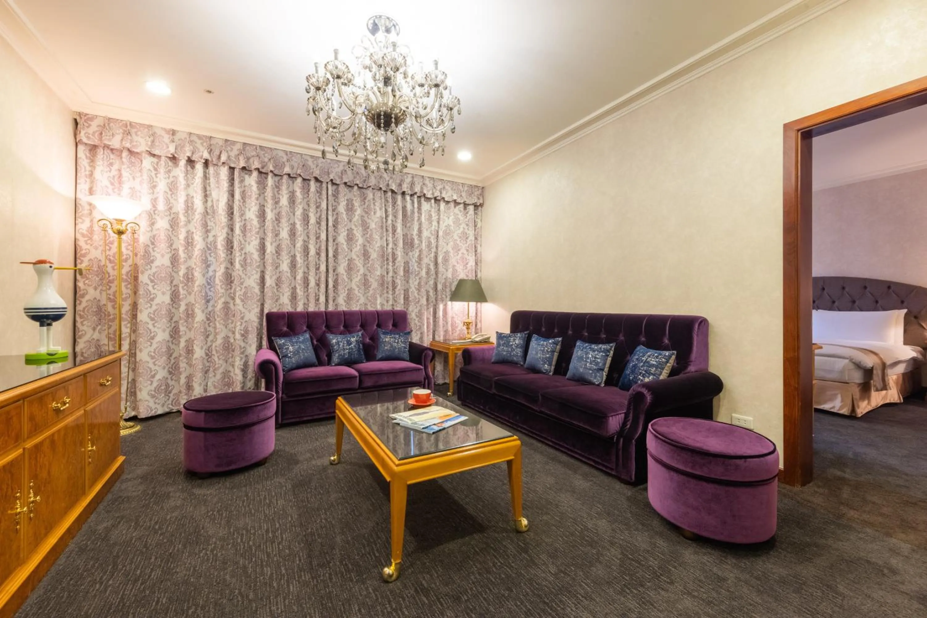 Living room in Taoyuan Yuehua Hotel & Golf Club