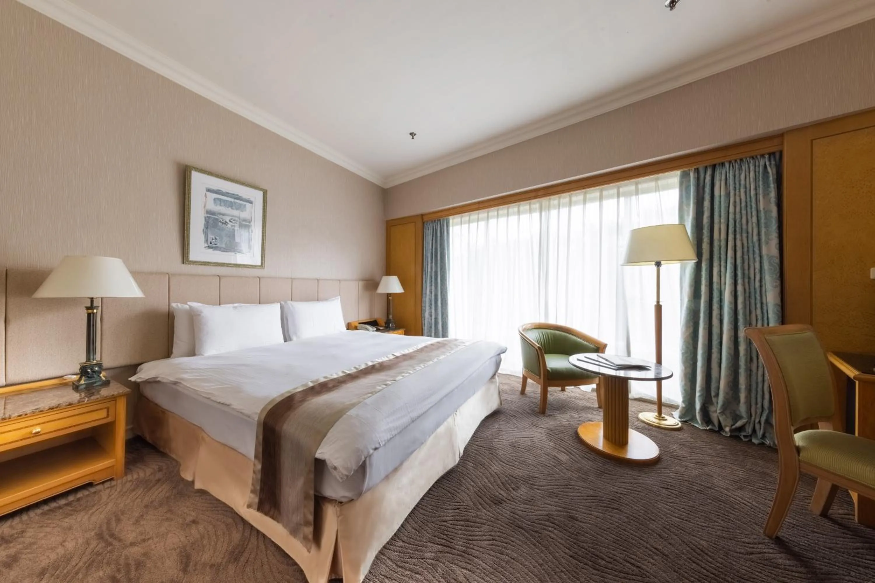 Bed in Taoyuan Yuehua Hotel & Golf Club