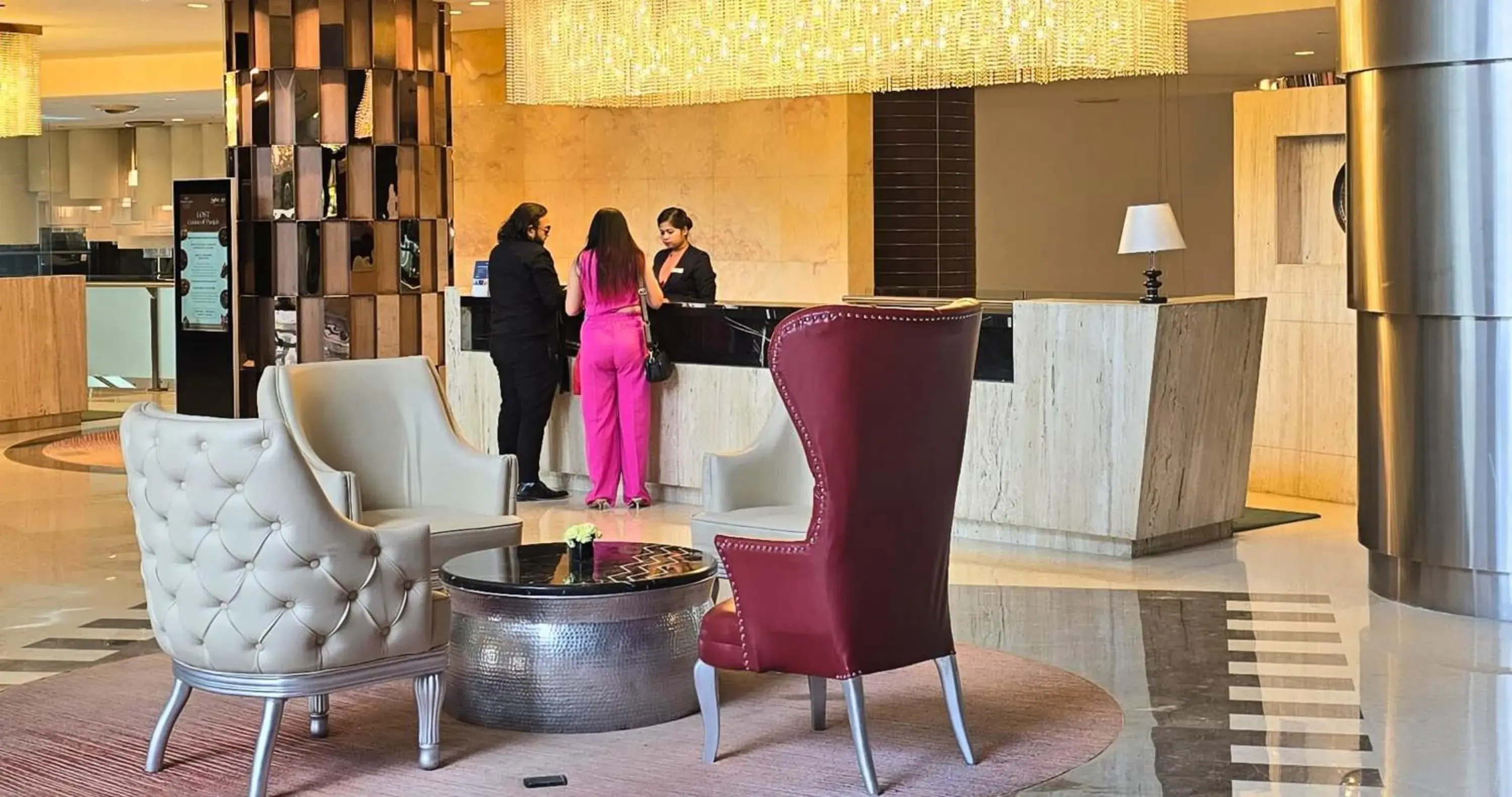 Lobby or reception in Crowne Plaza Greater Noida by IHG Lobby or reception in Crowne Plaza Greater Noida by IHG