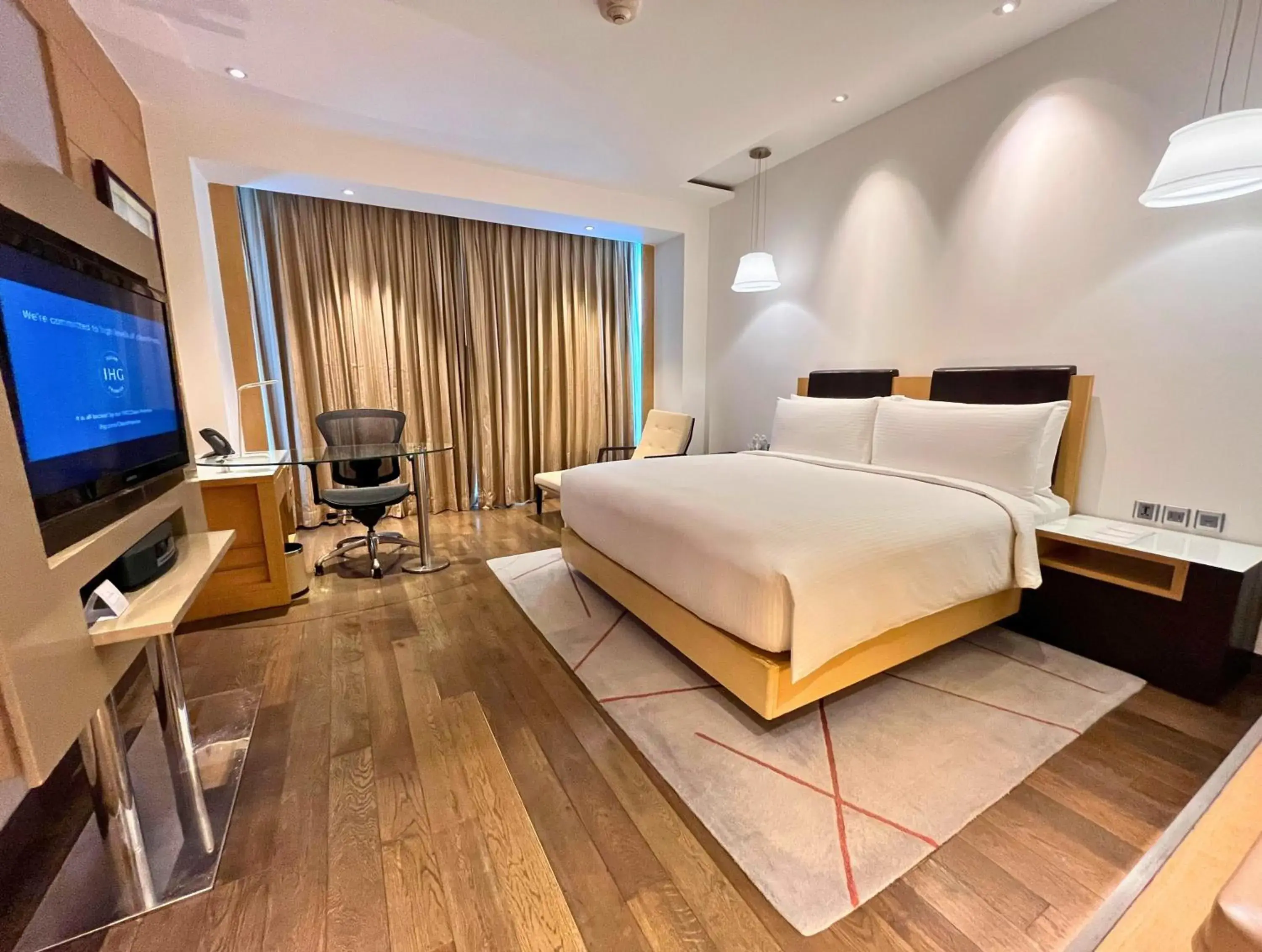 View (from property/room), Bed in Crowne Plaza Greater Noida by IHG View (from property/room), Bed in Crowne Plaza Greater Noida by IHG