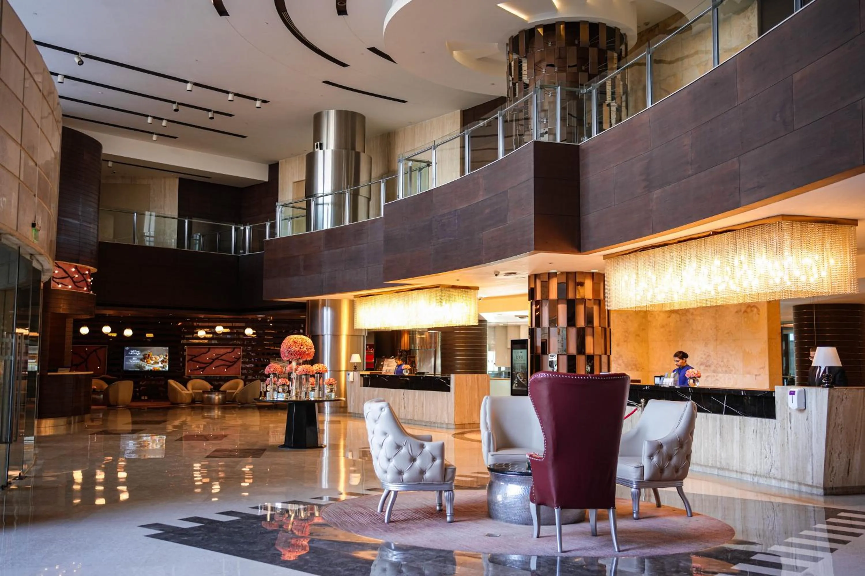 Lobby or reception in Crowne Plaza Greater Noida by IHG