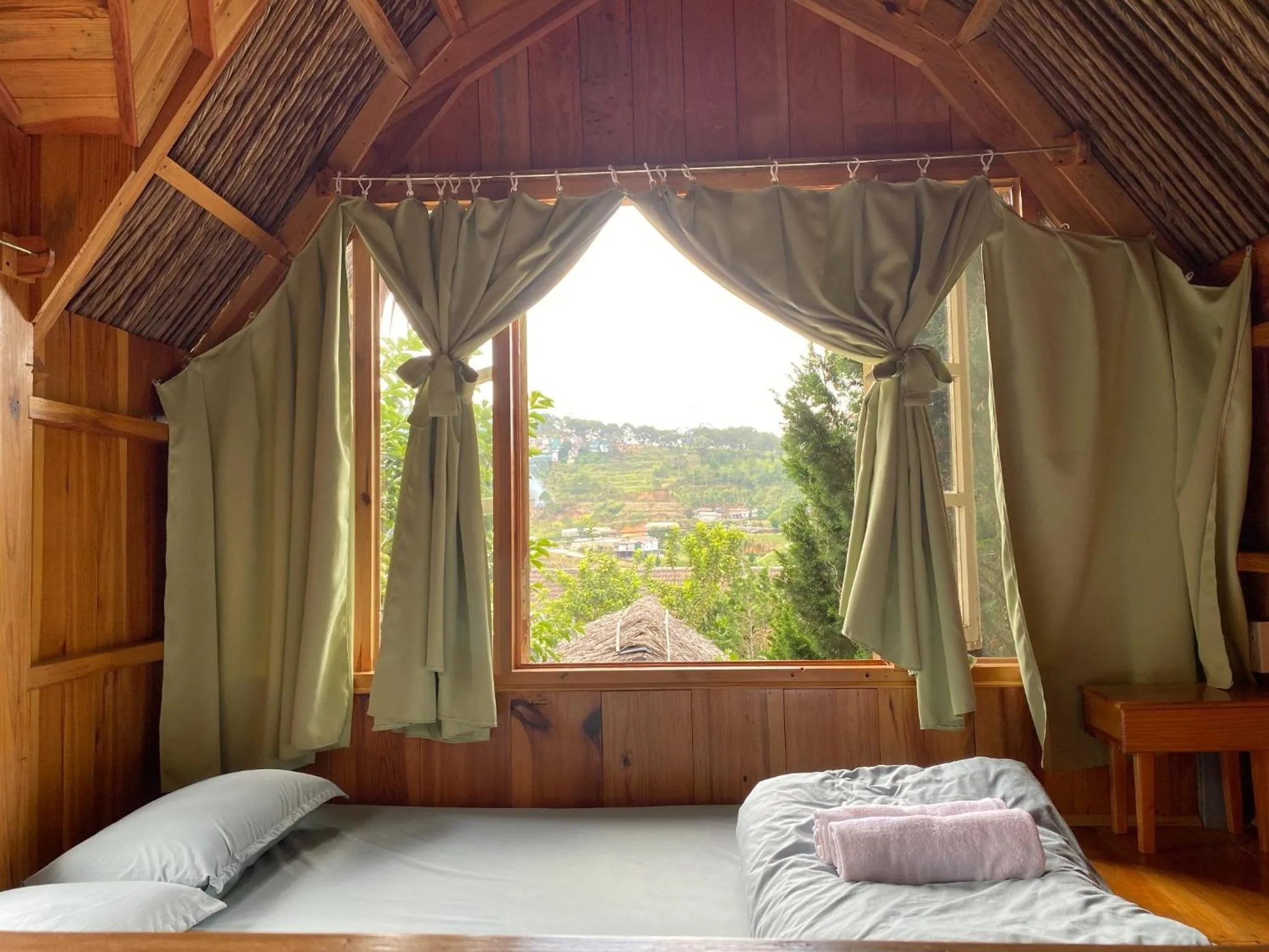 Bed in Đà Lạt Củi Homestay