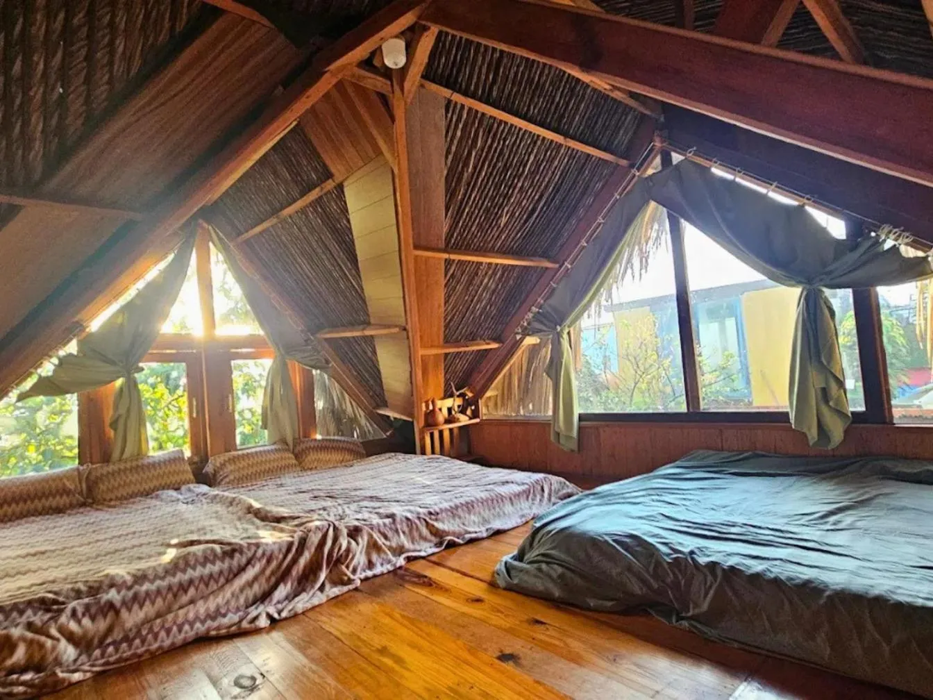 Bed in Đà Lạt Củi Homestay