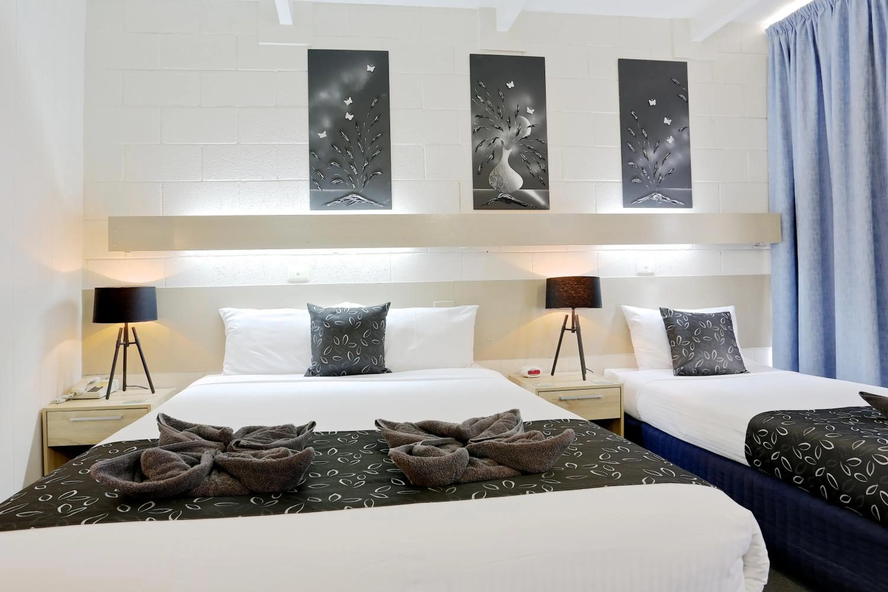 Bed in Castle Creek Motor Inn Euroa