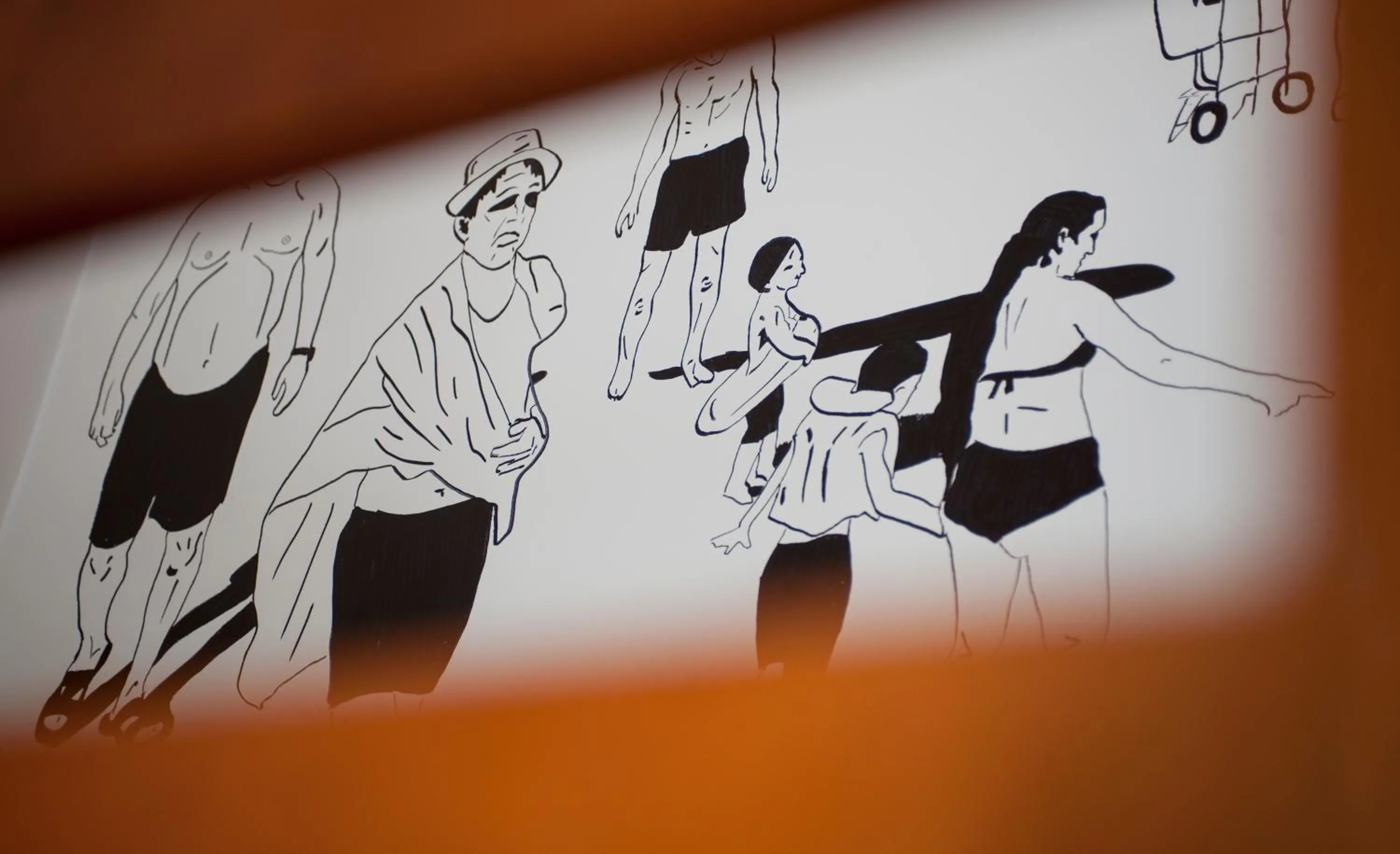 Decorative detail in KaBa Hostel