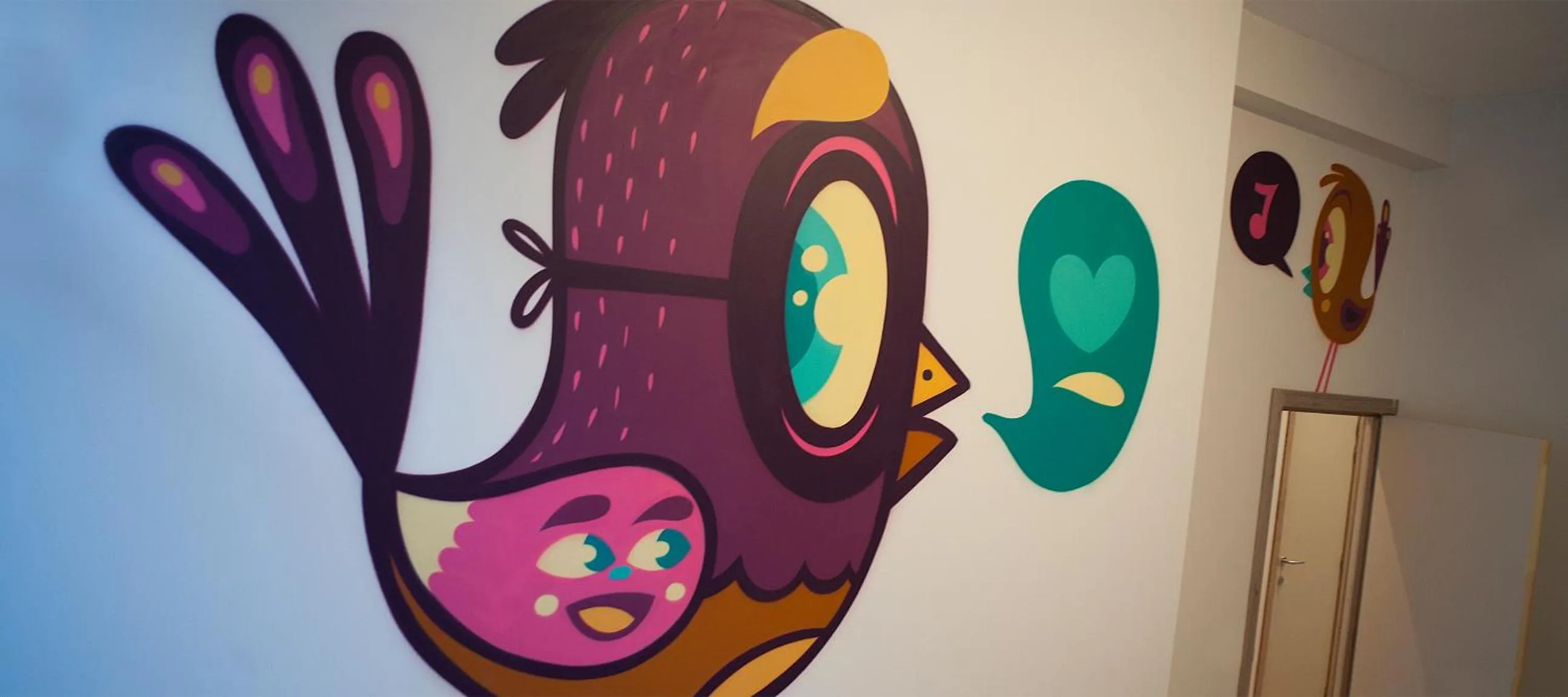 Decorative detail in KaBa Hostel