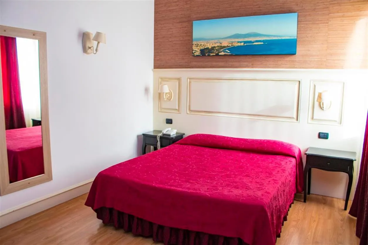 Bed in Hotel Mediterraneo