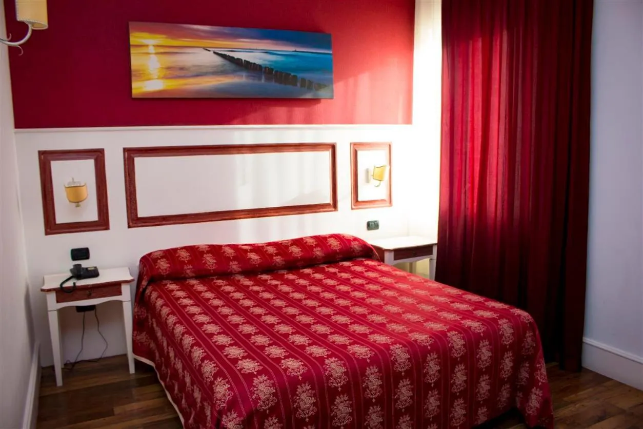 Bed in Hotel Mediterraneo