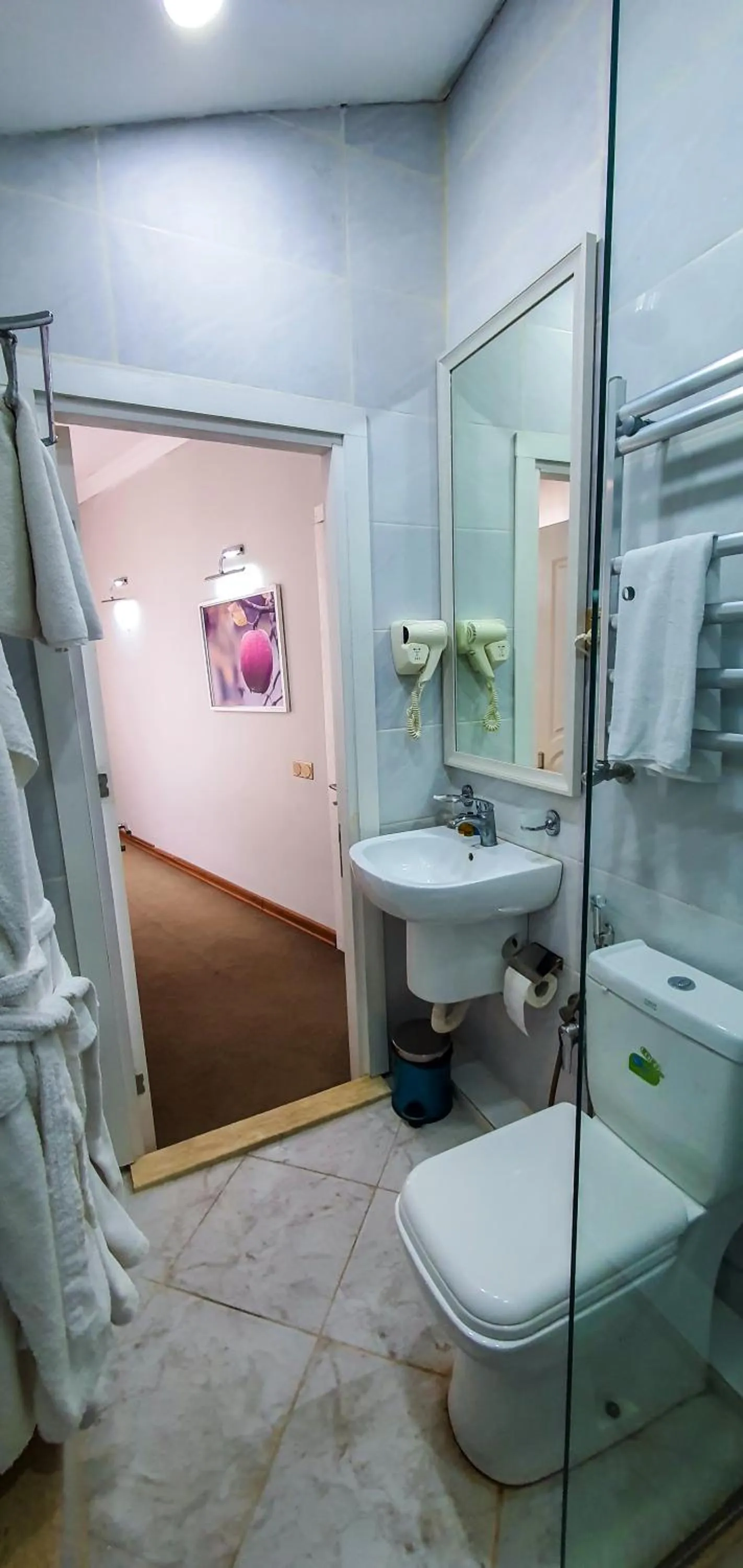 Shower in Qala Hotel