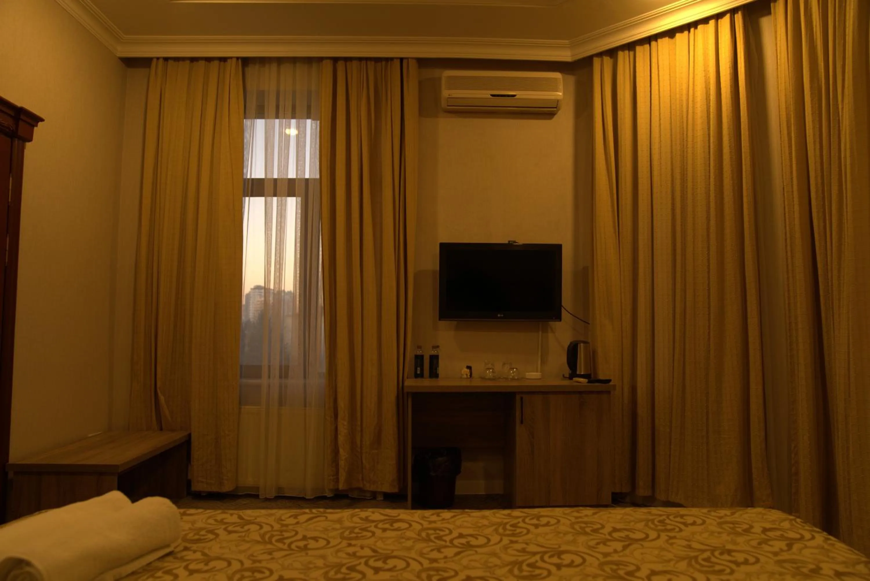 Communal lounge/ TV room in Premier Hotel Baku