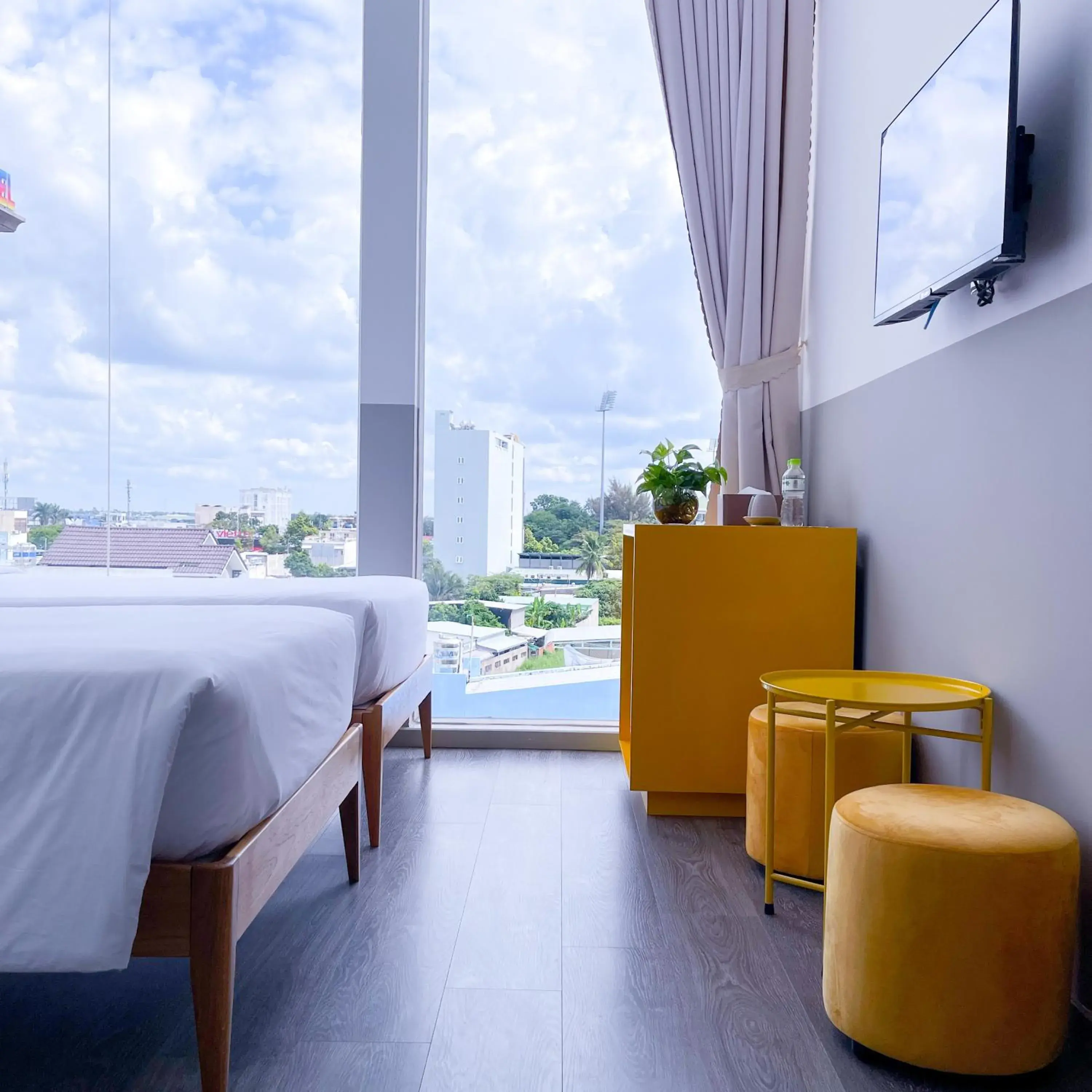 View (from property/room), Bed in FIT Hotel Can Tho View (from property/room), Bed in FIT Hotel Can Tho