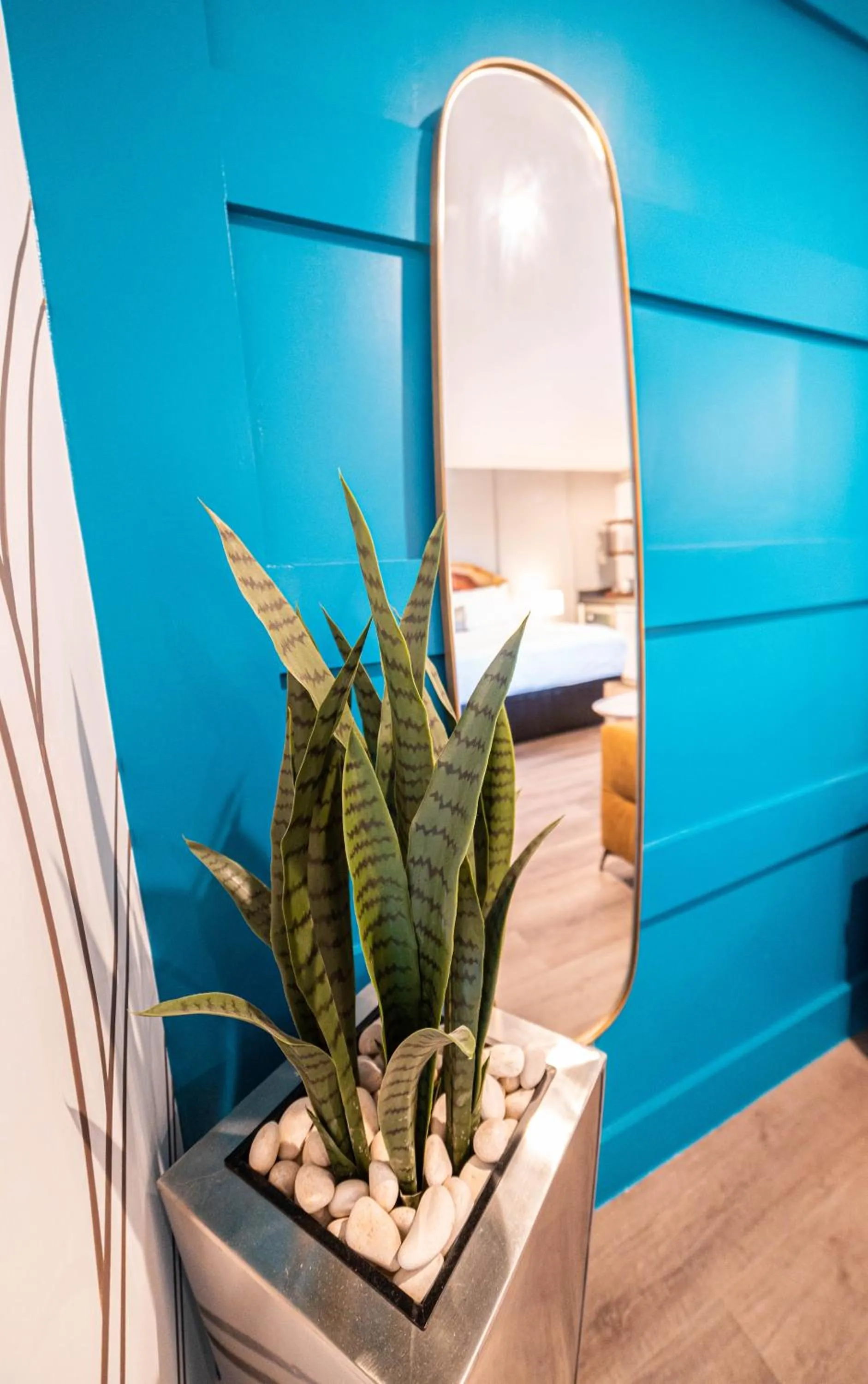 Bedroom, Bed in The Saint Hotel