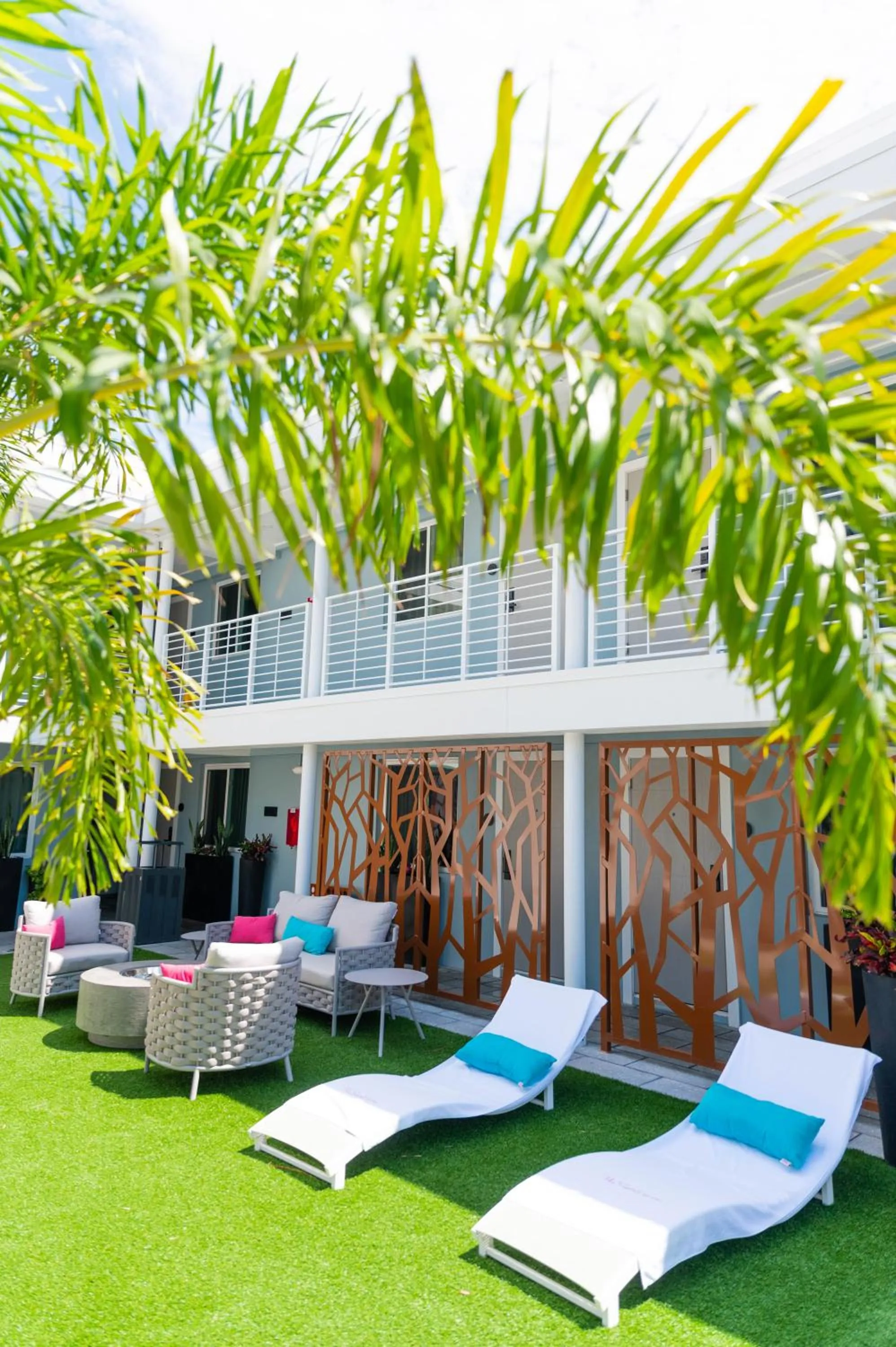 Inner courtyard view in The Saint Hotel