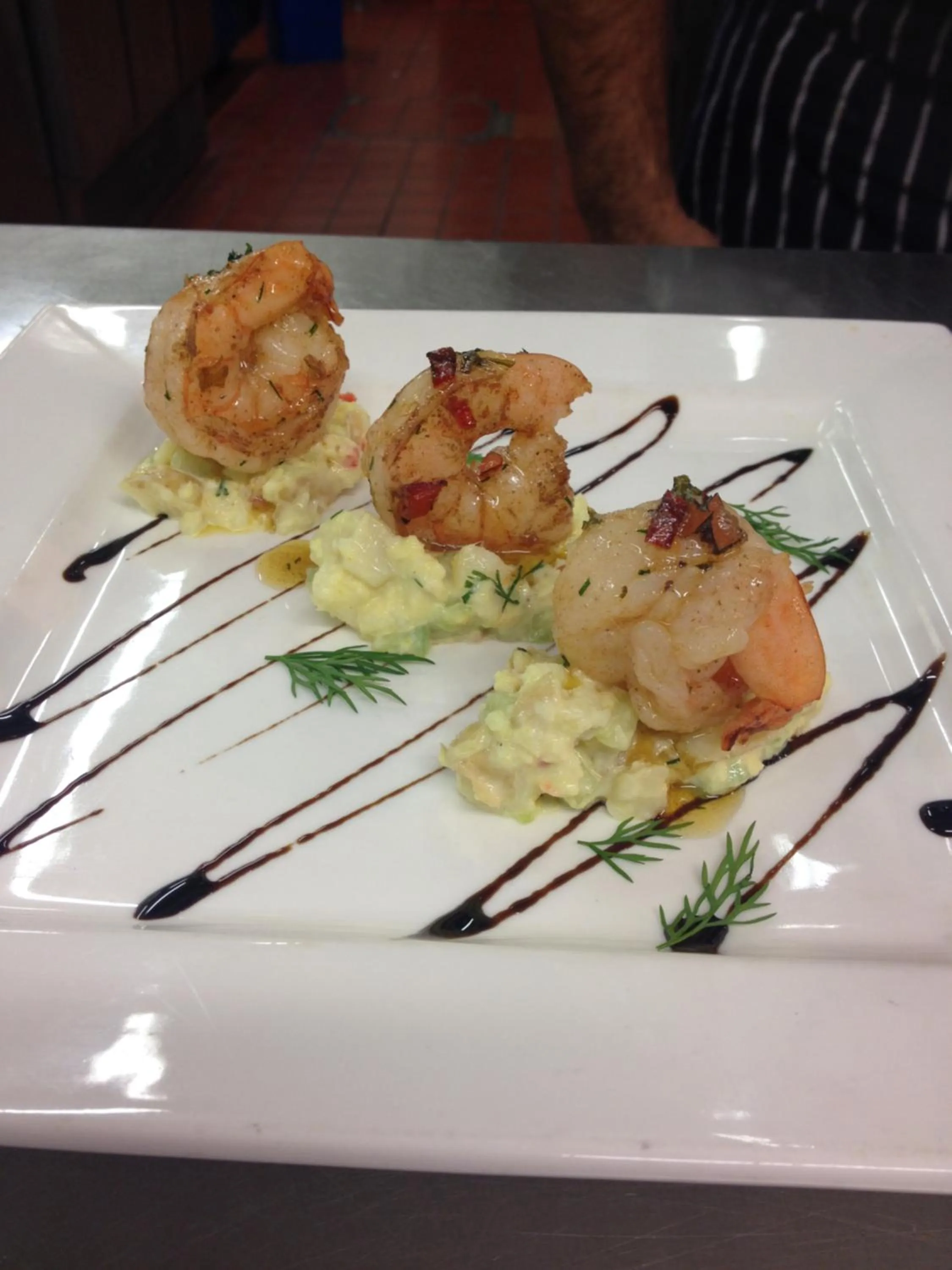 Food close-up in The Green Man Stanford