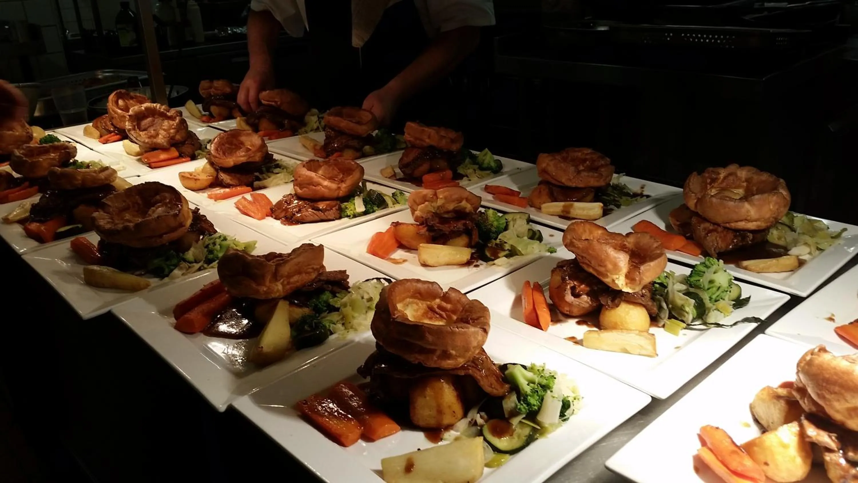 Food in The Green Man Stanford