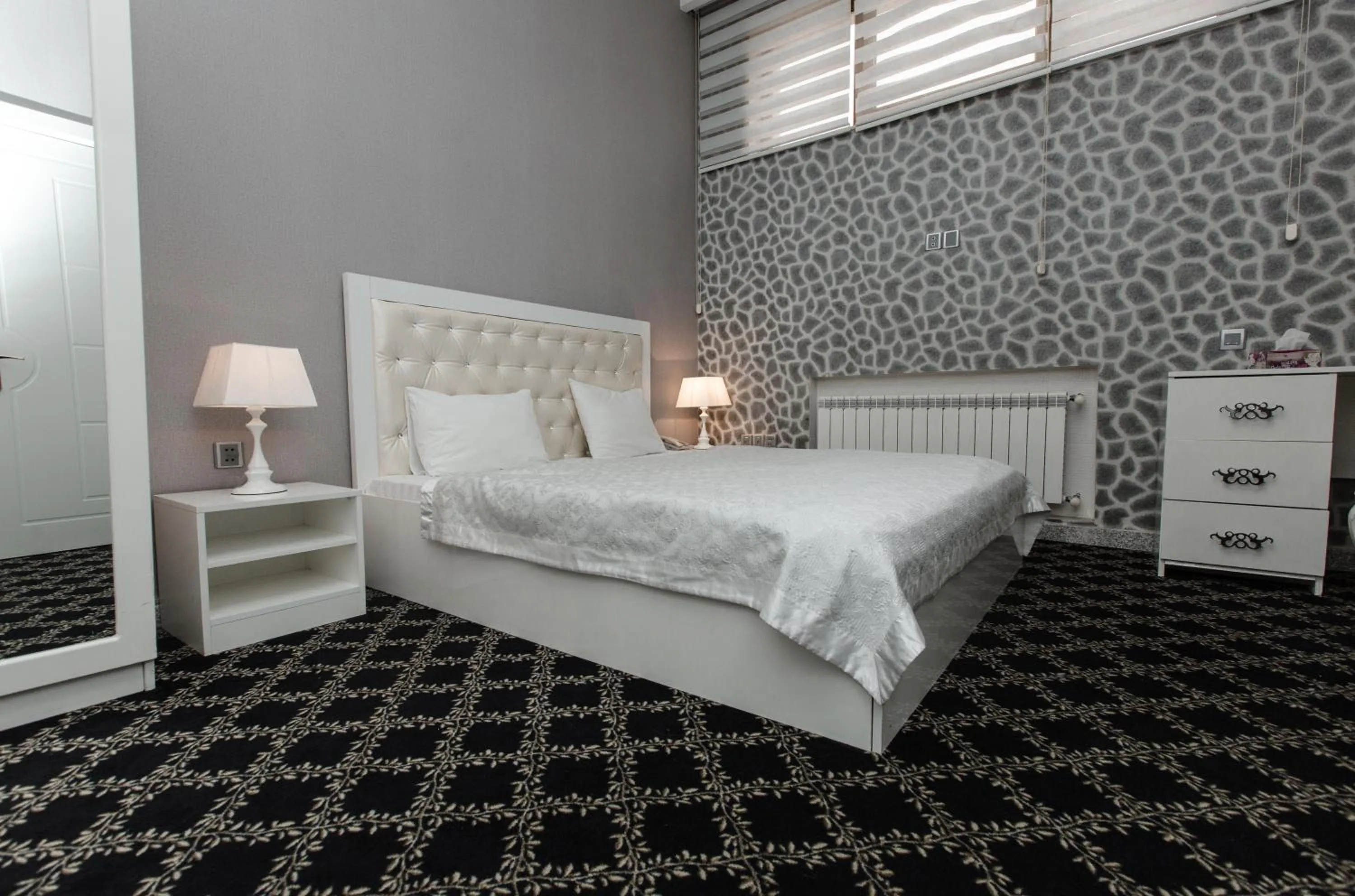 Bed in Admiral Hotel