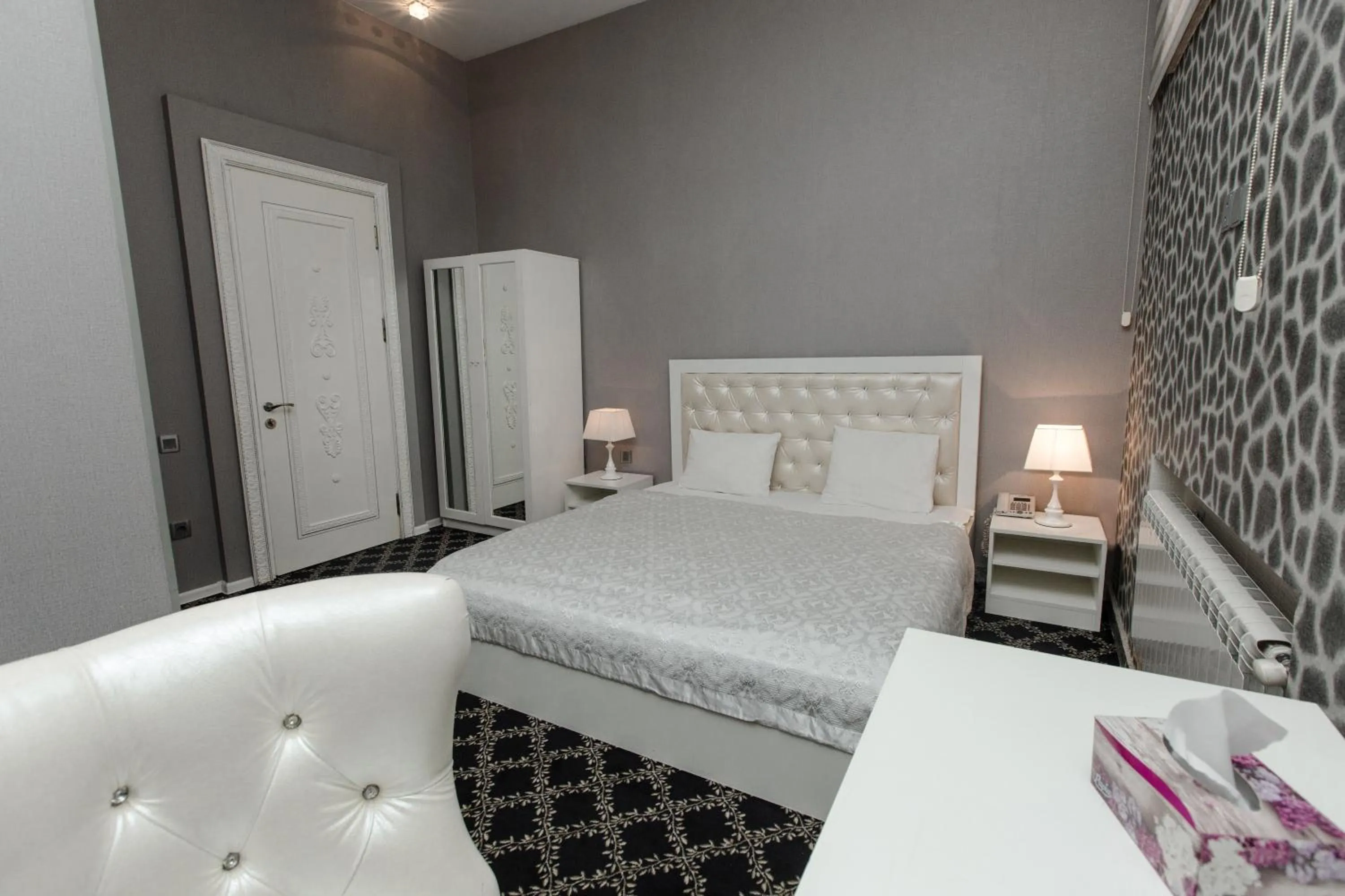 Bed in Admiral Hotel