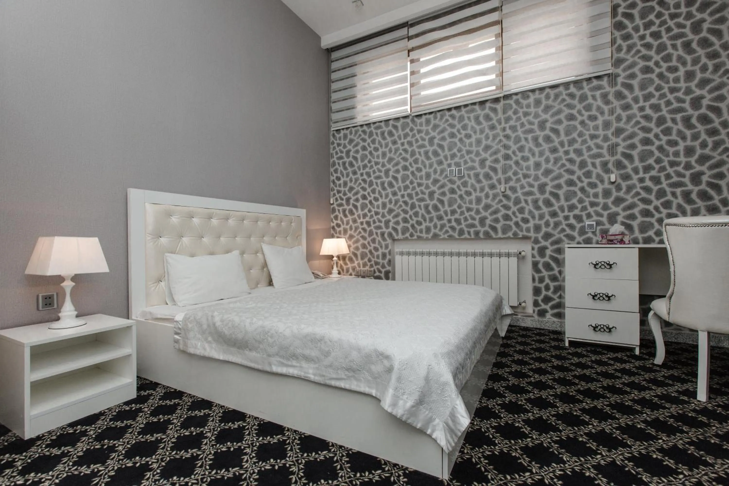 Bed in Admiral Hotel