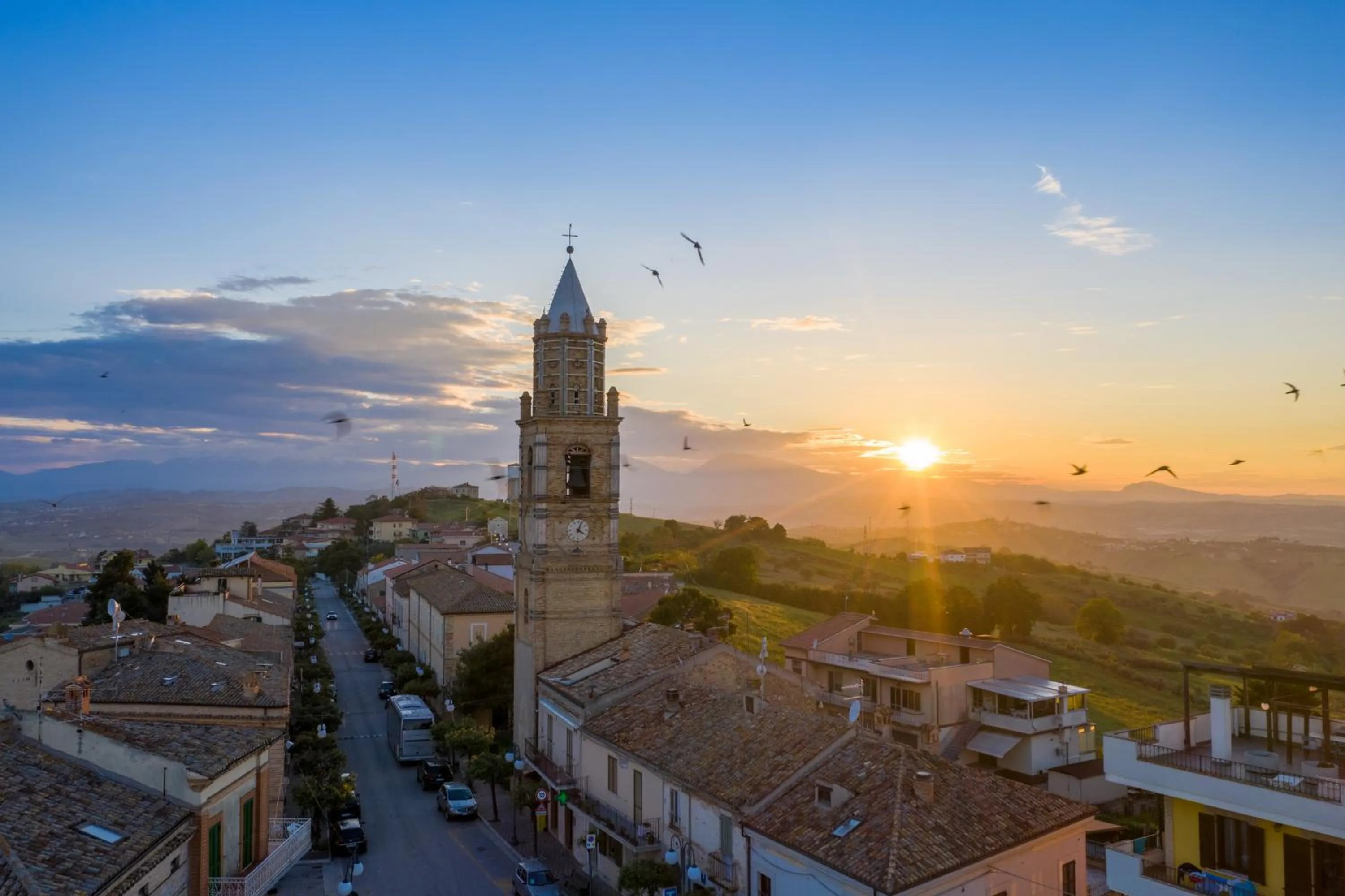 Bird's eye view in Montepagano 1137