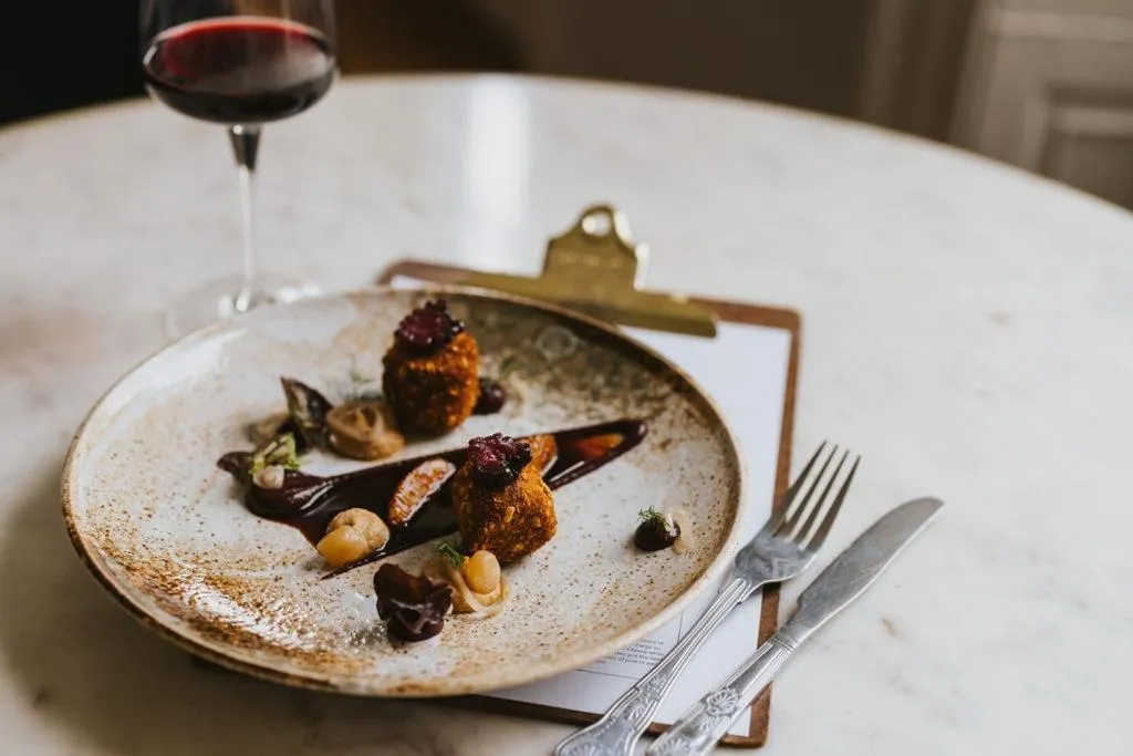 Food close-up in Healing Manor Hotel