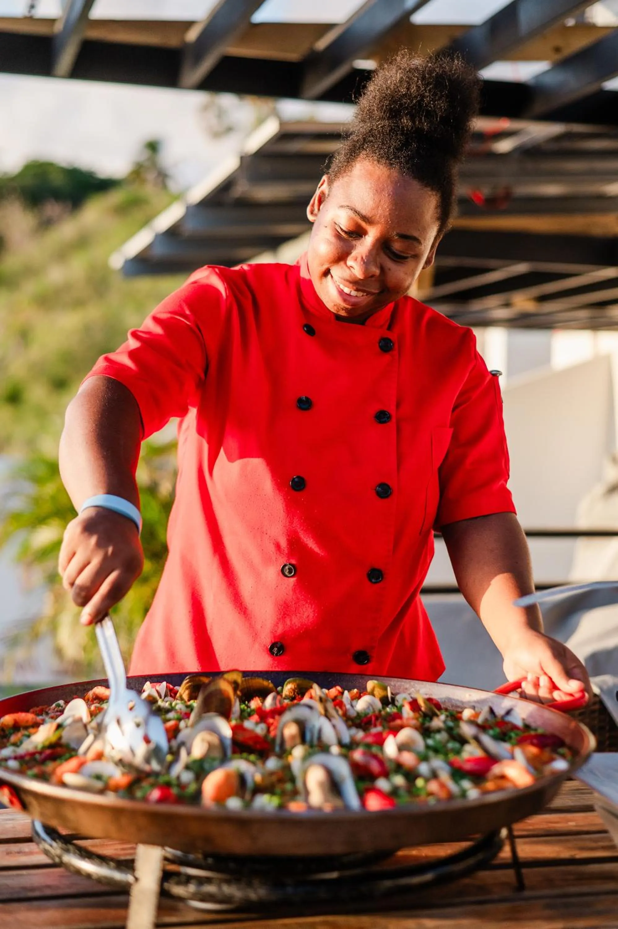 Staff in Sunset Reef St. Kitts