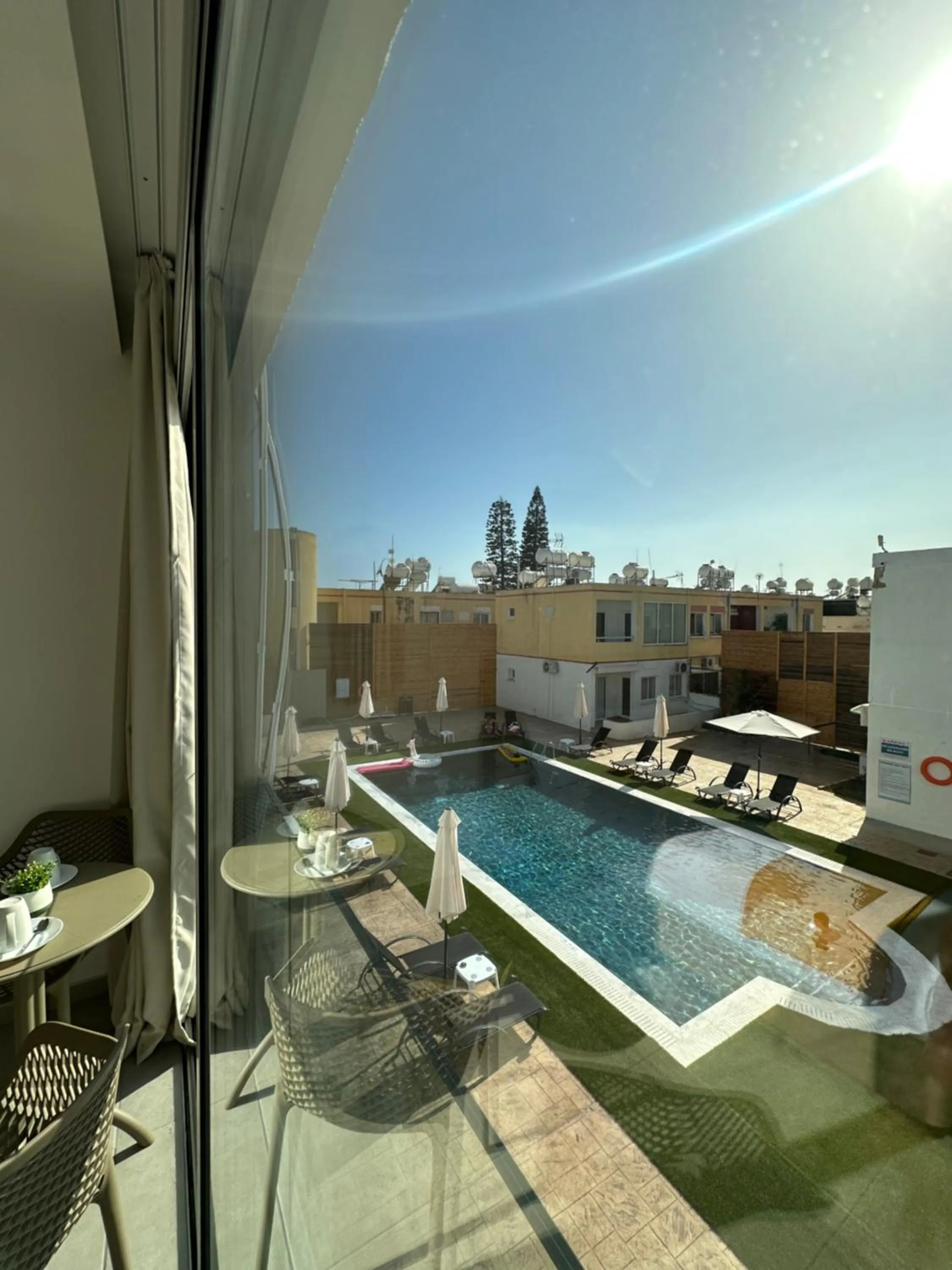 Pool view in Sun Plaza Suites - Adults Only