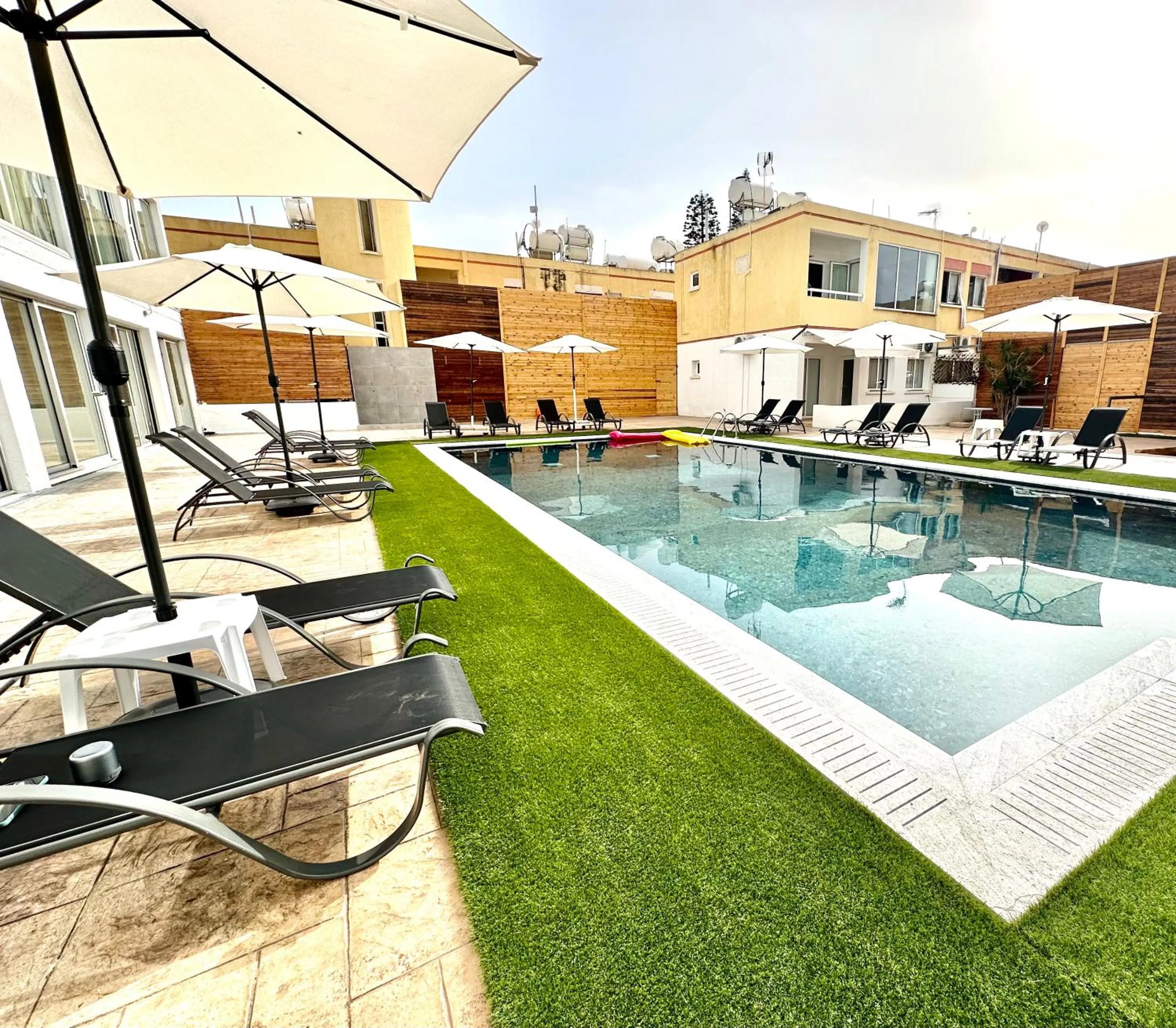 Inner courtyard view in Sun Plaza Suites - Adults Only