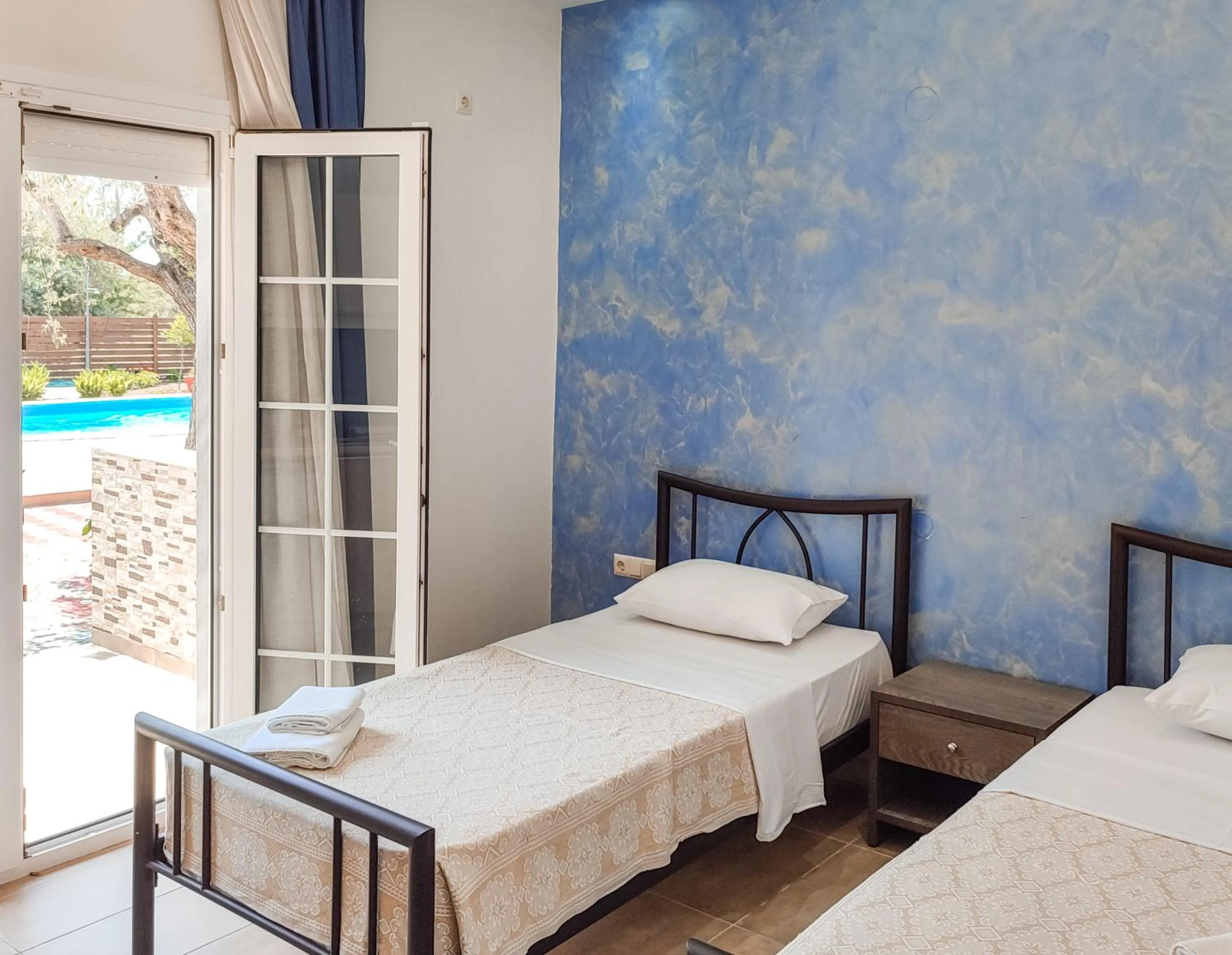 Bed in VILLA IATROU