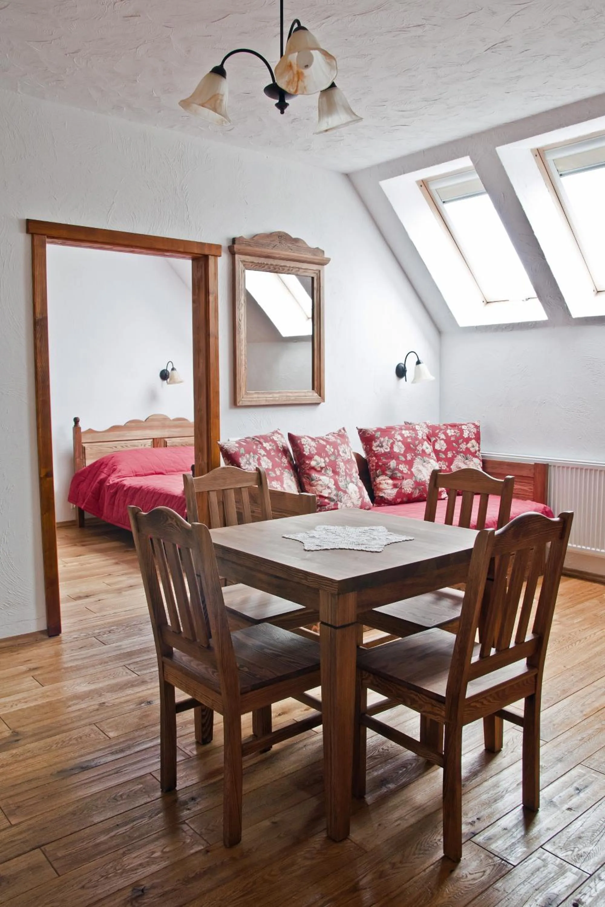 Living room, Bed in Gościniec Horb