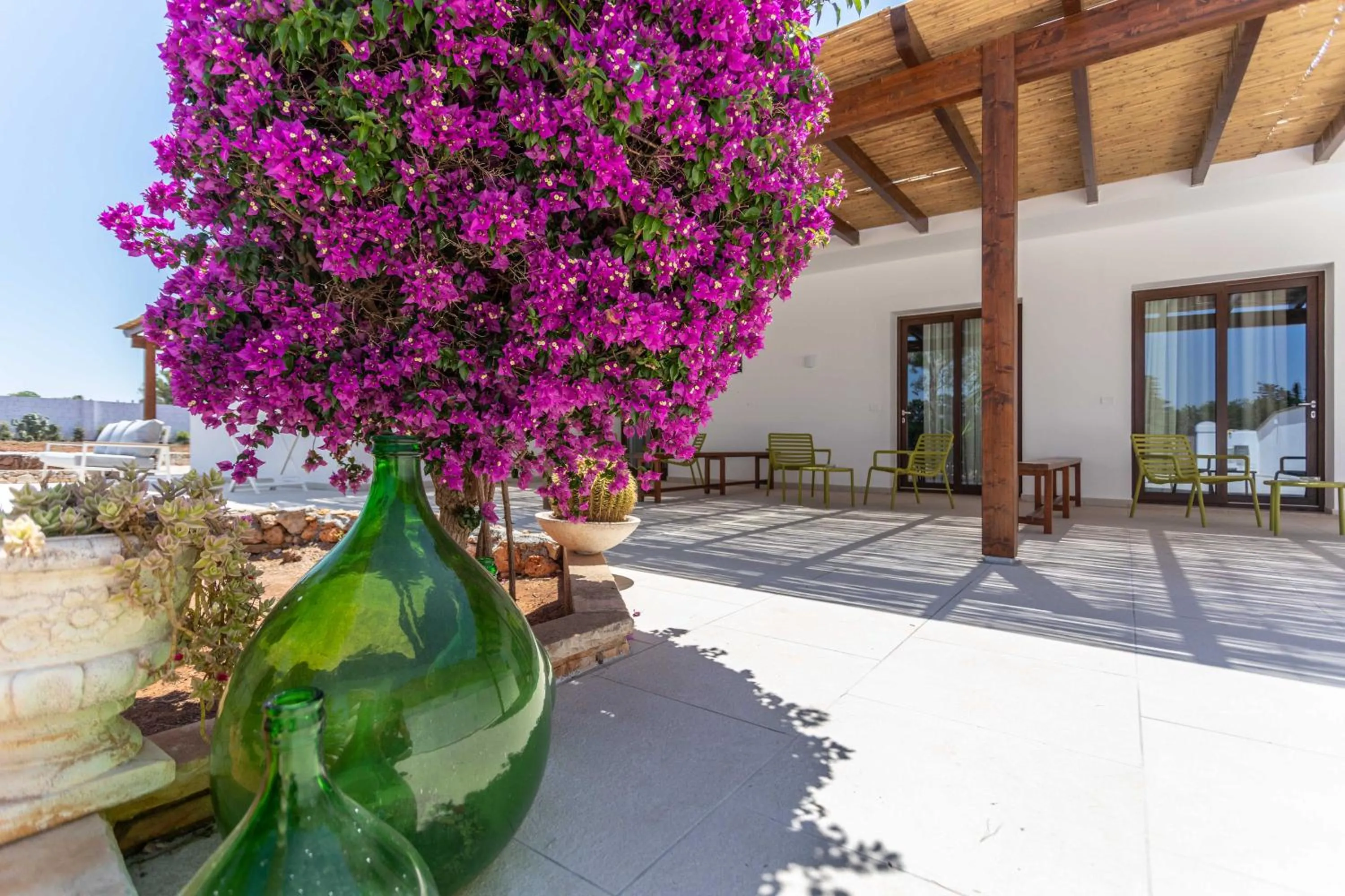 Patio in B&B Villa Massimo