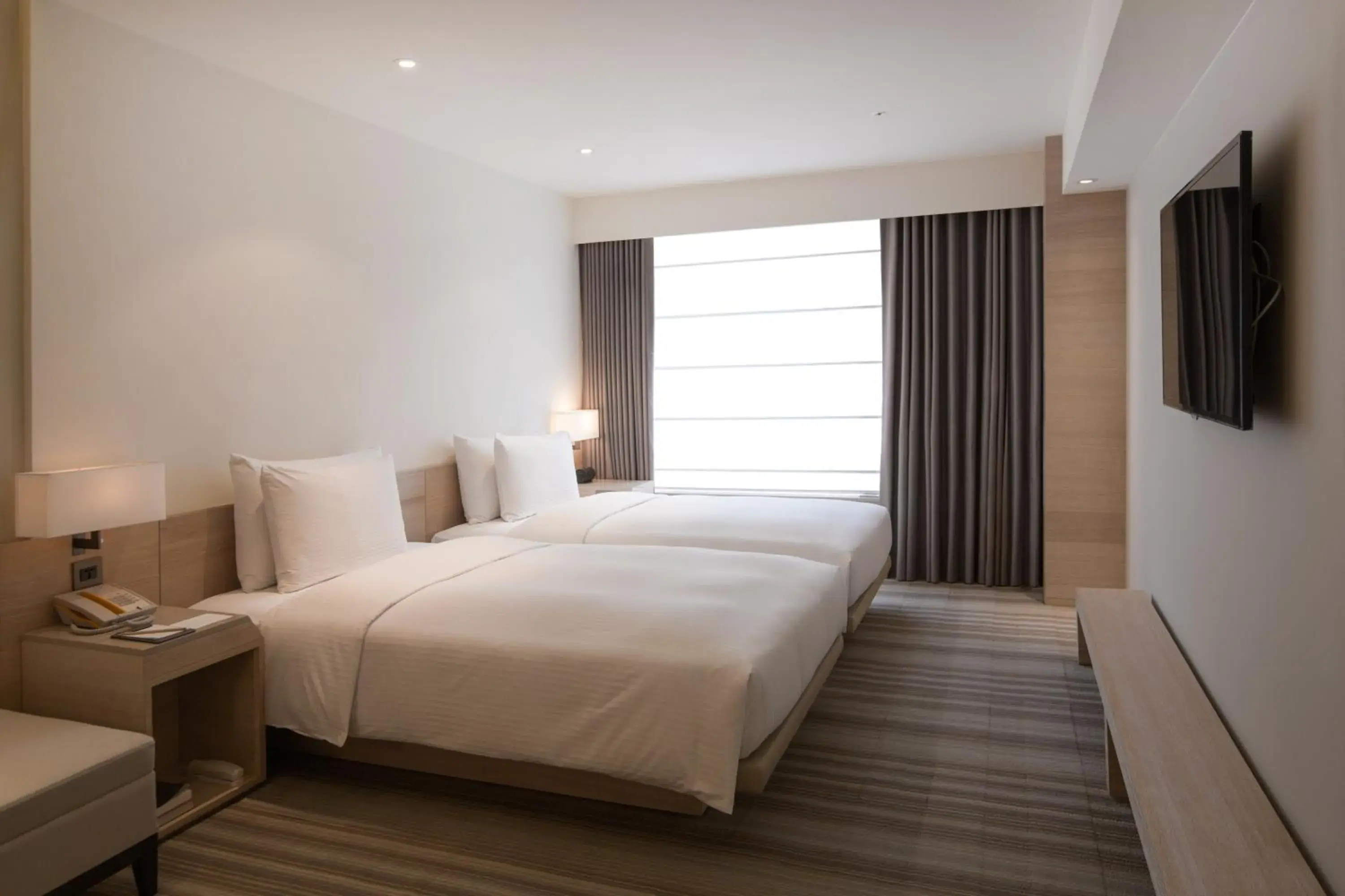 Comfort Twin Room in Hotel COZZI Zhongxiao Taipei Comfort Twin Room in Hotel COZZI Zhongxiao Taipei