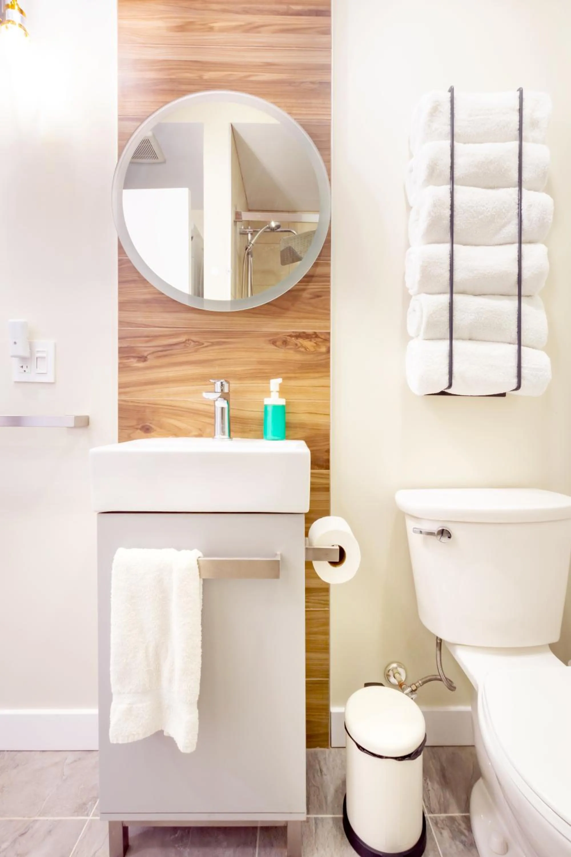 Bathroom in Appart hôtel Le Saint-Anselme