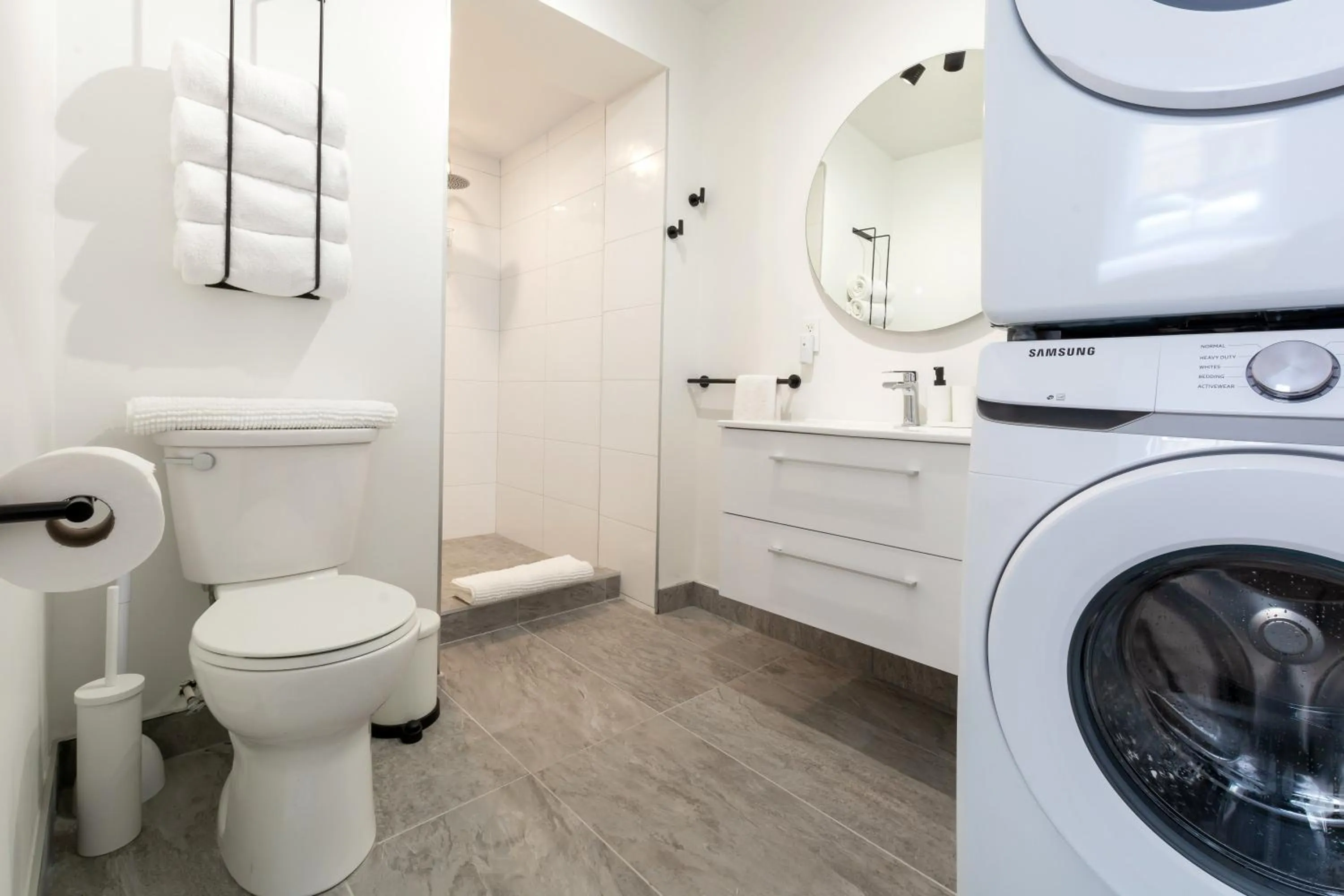 Bathroom in Appart hôtel Le Saint-Anselme