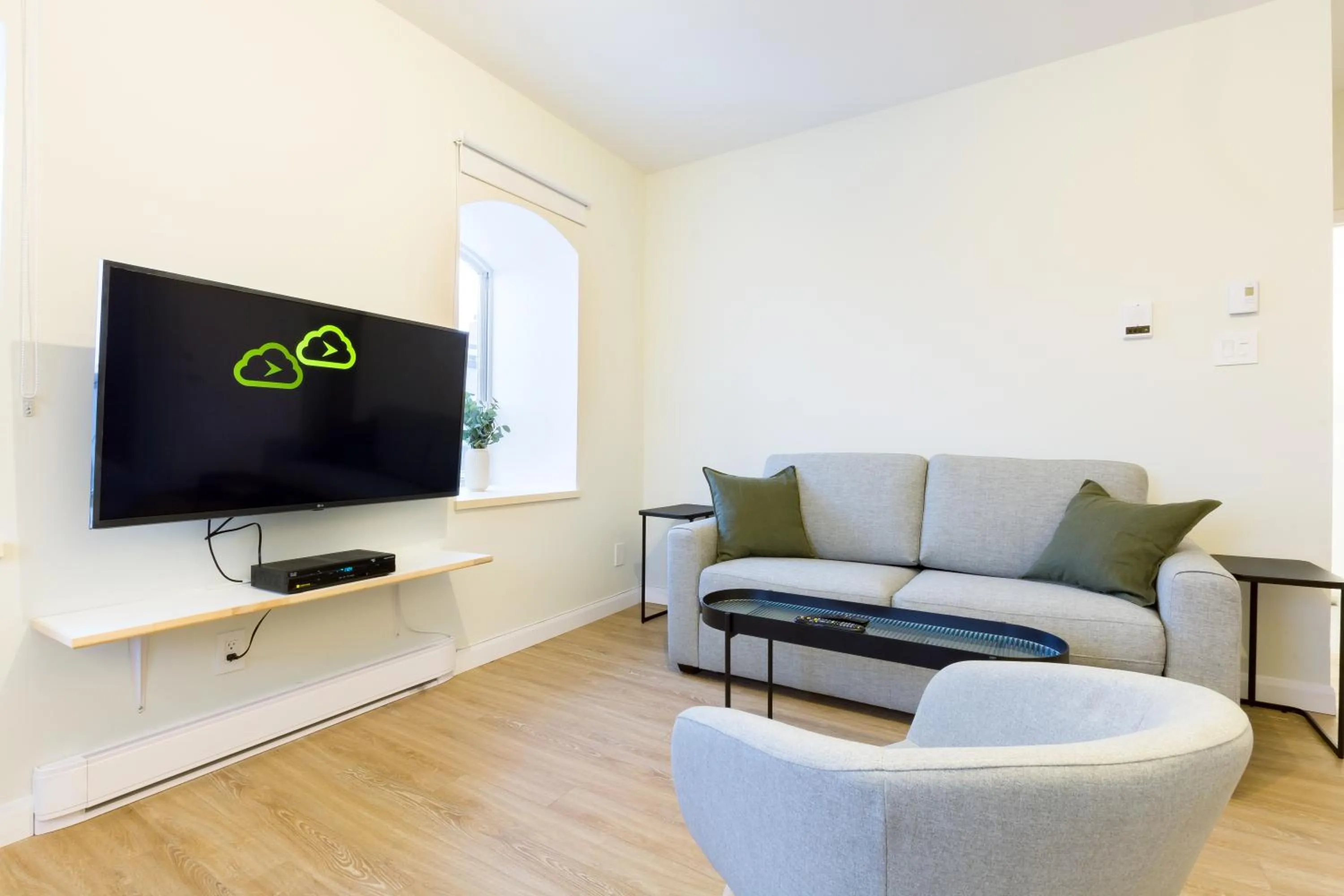 Living room in Appart hôtel Le Saint-Anselme