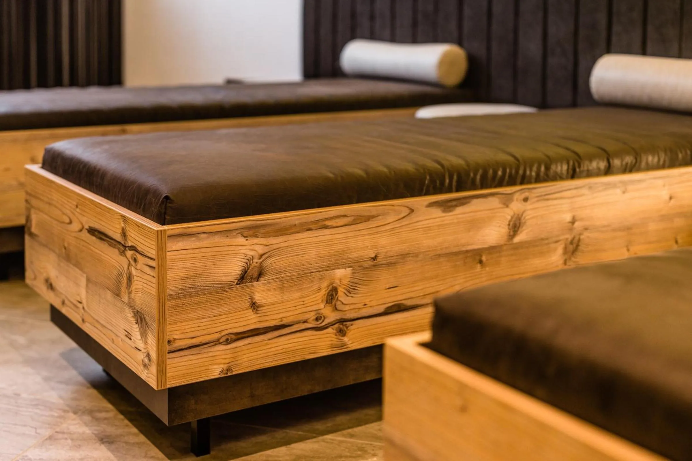 Sauna, Bed in Apartments Hotel Garden
