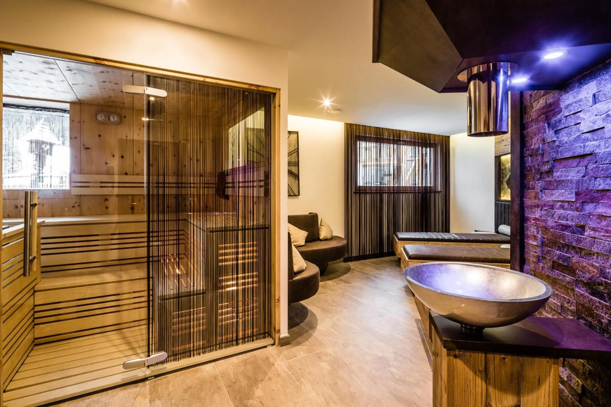 Sauna in Apartments Hotel Garden