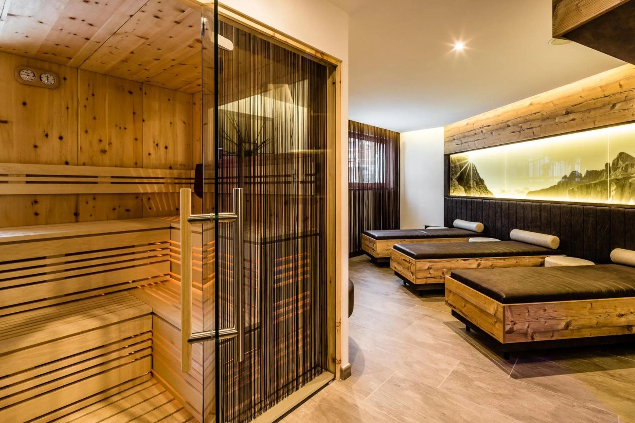 Sauna in Apartments Hotel Garden