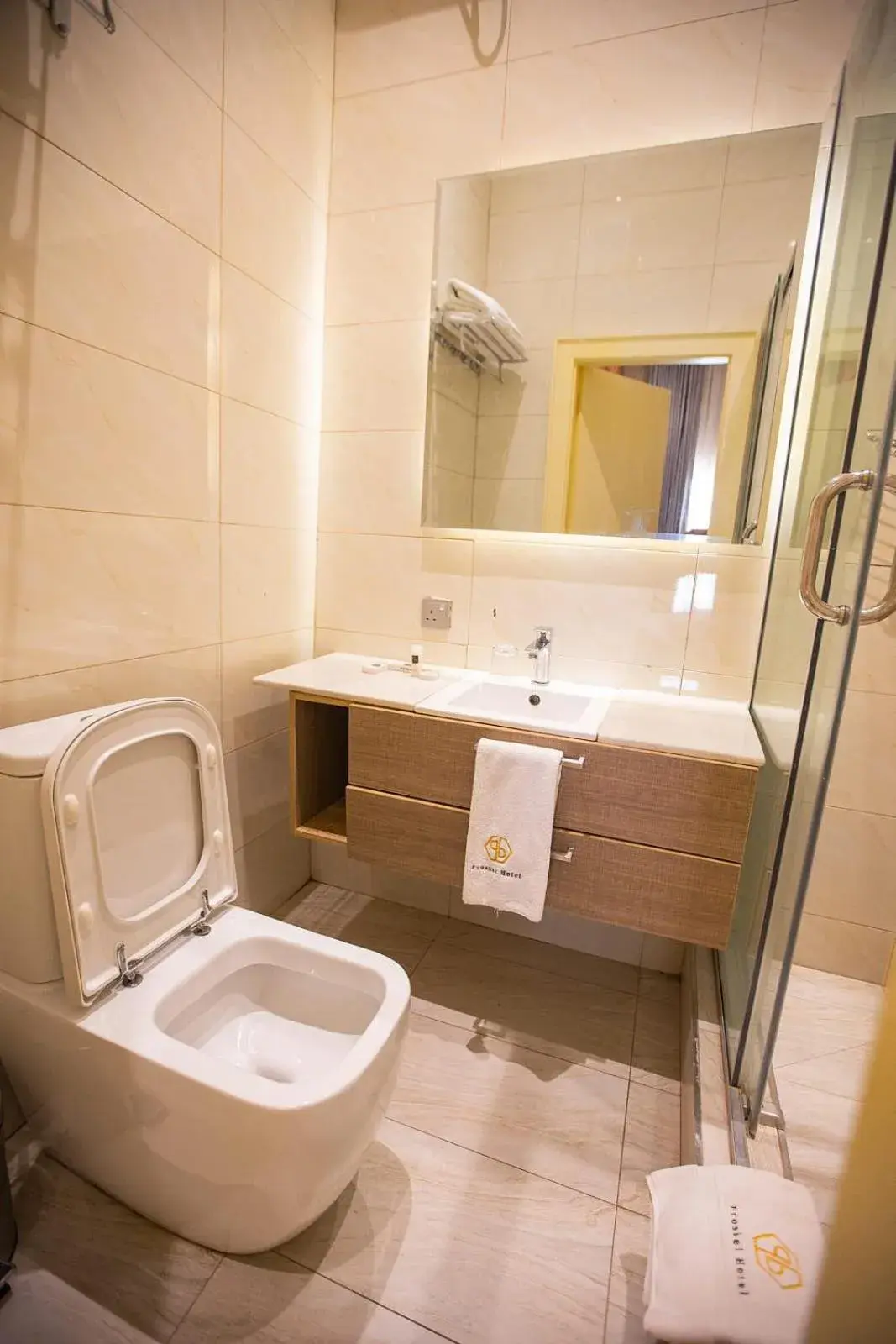 Bathroom in Prosbel Hotel Bathroom in Prosbel Hotel