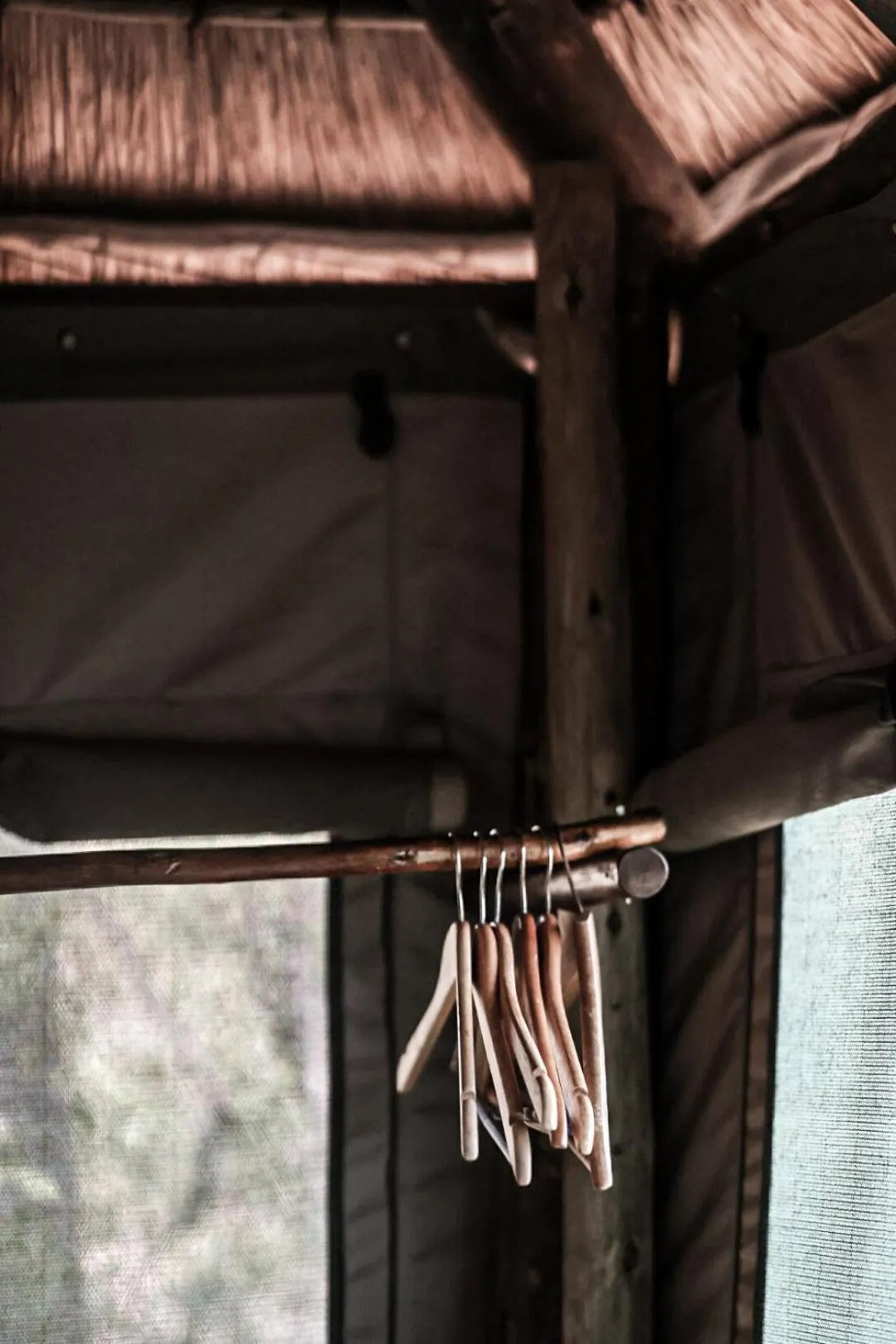 Bedroom in Muweti Bush Lodge
